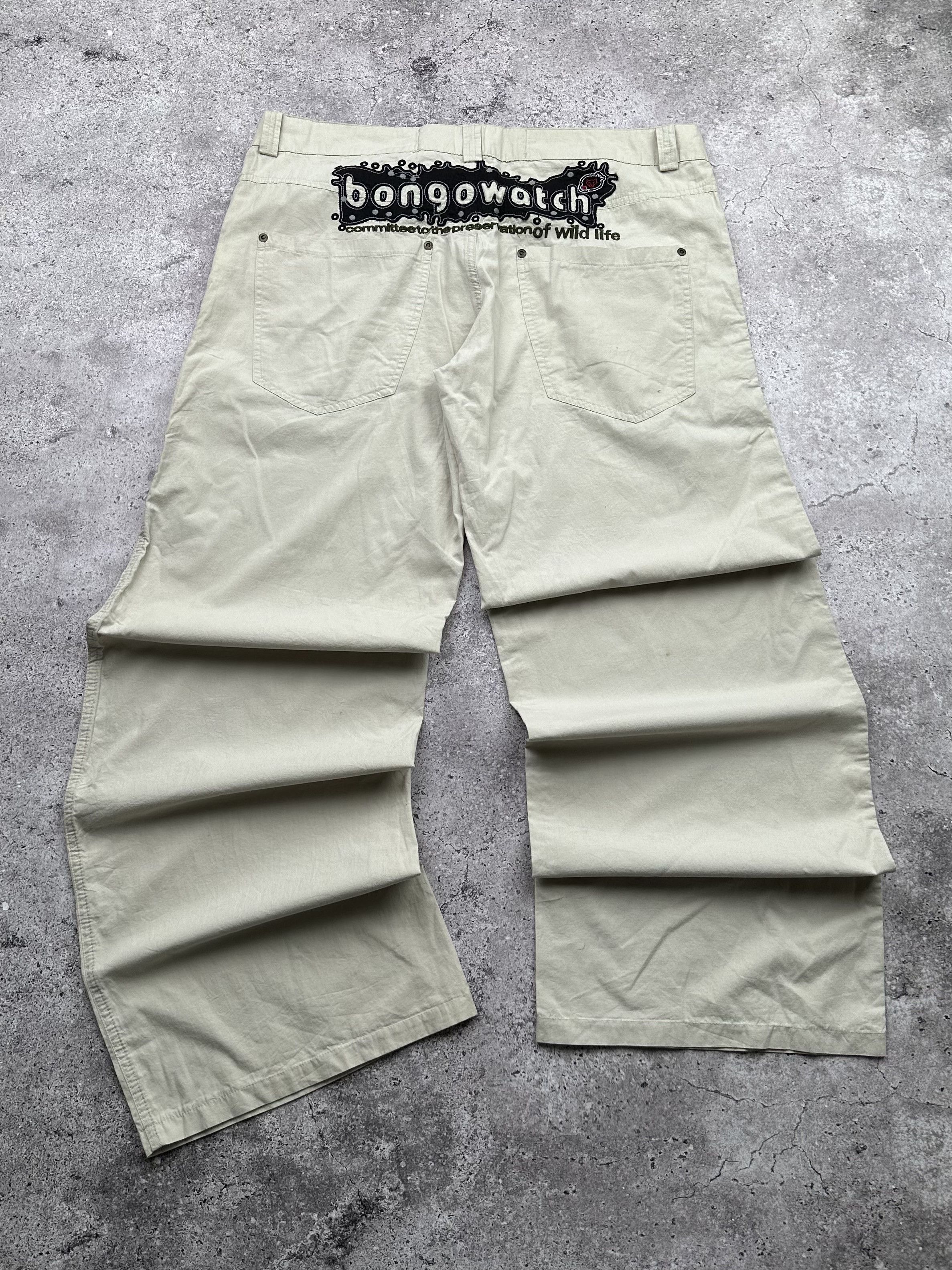 Avant garde japanese brand streetwear vintage wide amazing pants