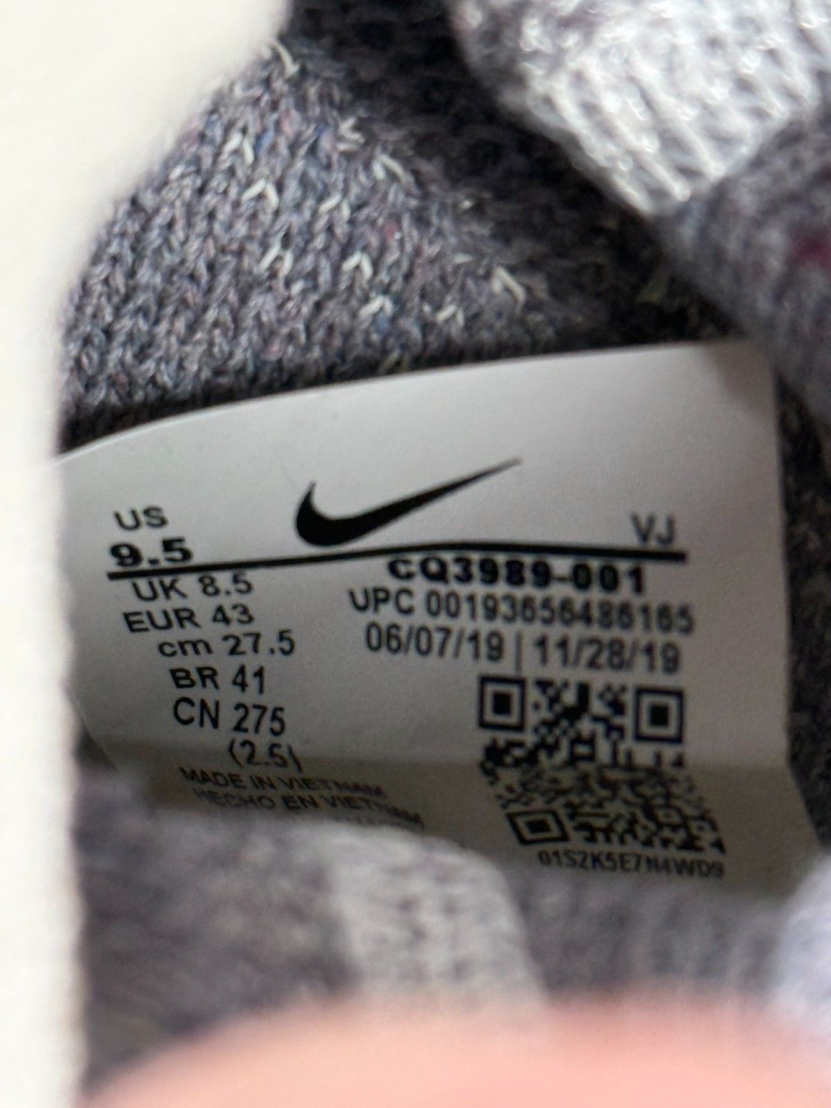 Nike Nike Space Hippie 03 OG Grey Total Crimson Sneakers Size US 9.5 / EU 42-43 - 5 Thumbnail