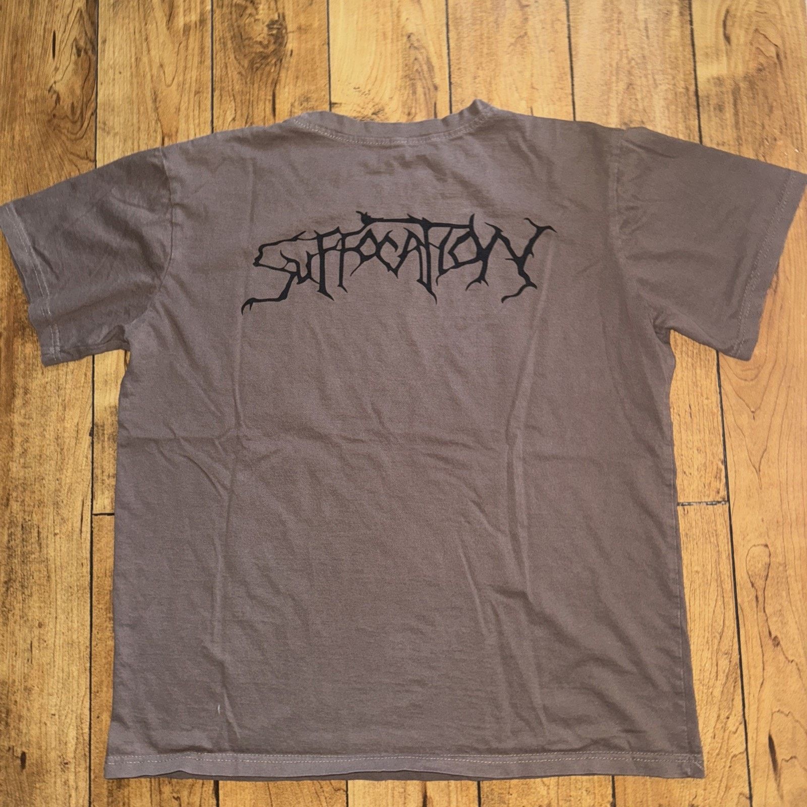 Vintage Frenchie Suffocation Metal Grunge Band T-Shirt 22x26 XL Size US XL / EU 56 / 4 - 3 Thumbnail