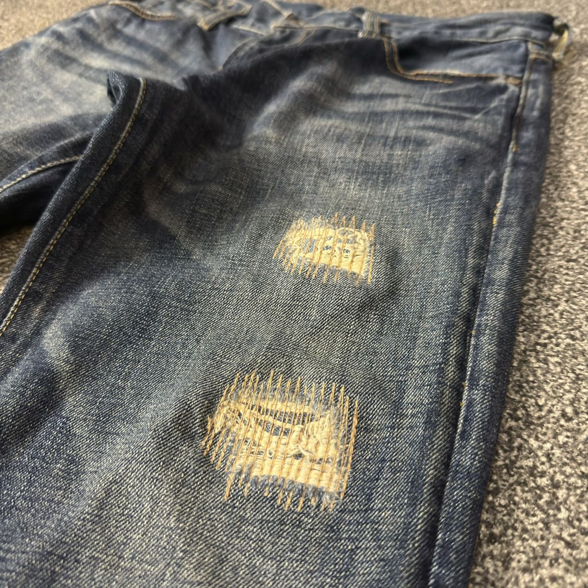 Miss Sixty 🔥 Vintage 90s Levis 502 Distressed Denim W29 Size 29" - 5 Thumbnail