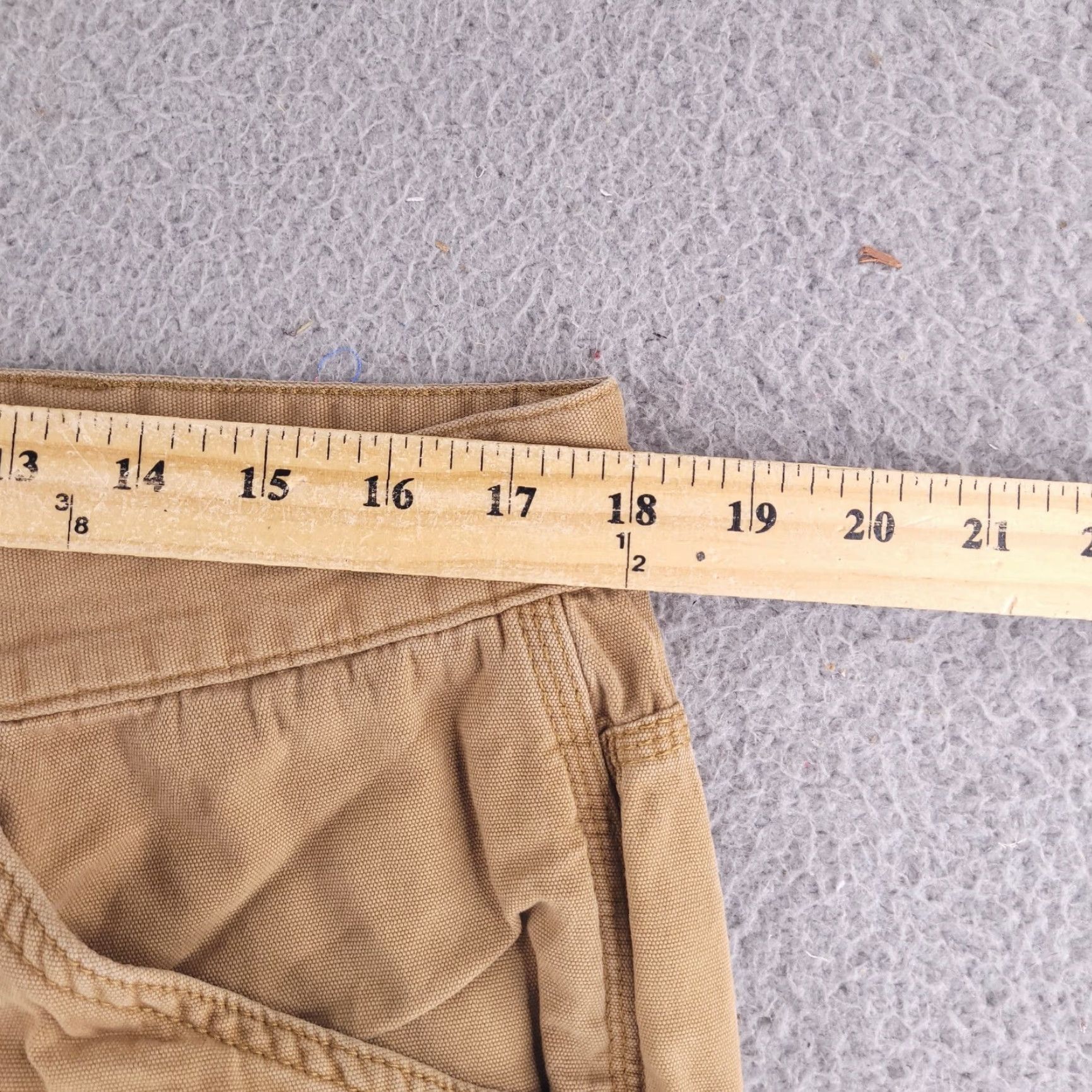 Vintage Ridgecut Toughwear Pants Mens 36x27 Brown Canvas Work Pants Carpenter Straight Size US 36 / EU 52 - 7 Thumbnail