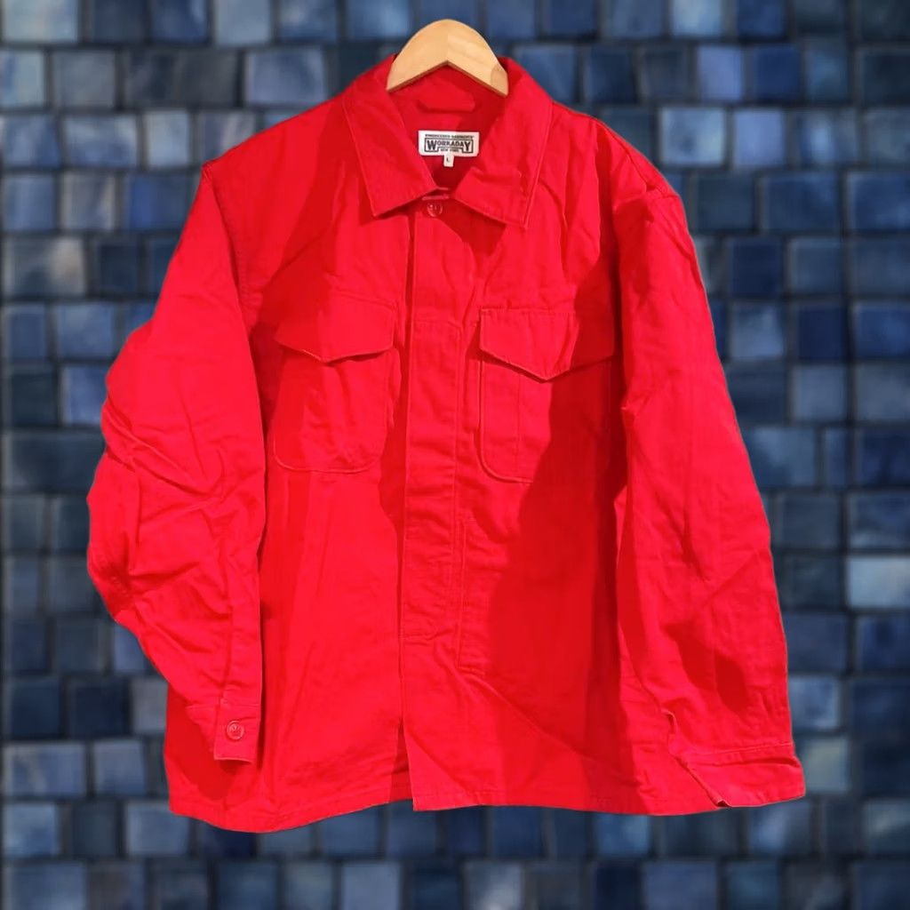 Engineered Garments Engineered Garments WORKADAY Utility Jacket Red Size L Mens Jacket Size US L / EU 52-54 / 3 - 1 Thumbnail