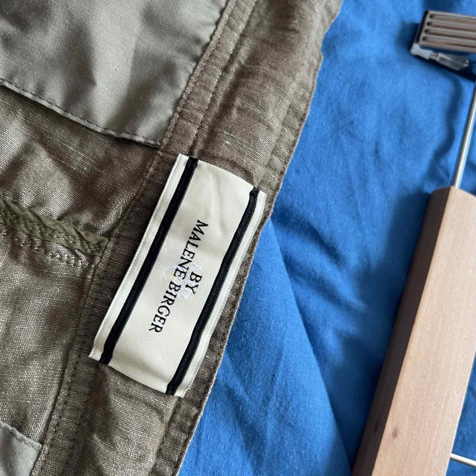 By Malene Birger × Designer By Malene Birger Linen Brown Shorts Sz 36 Size 26" / US 2 / IT 38 - 4 Thumbnail