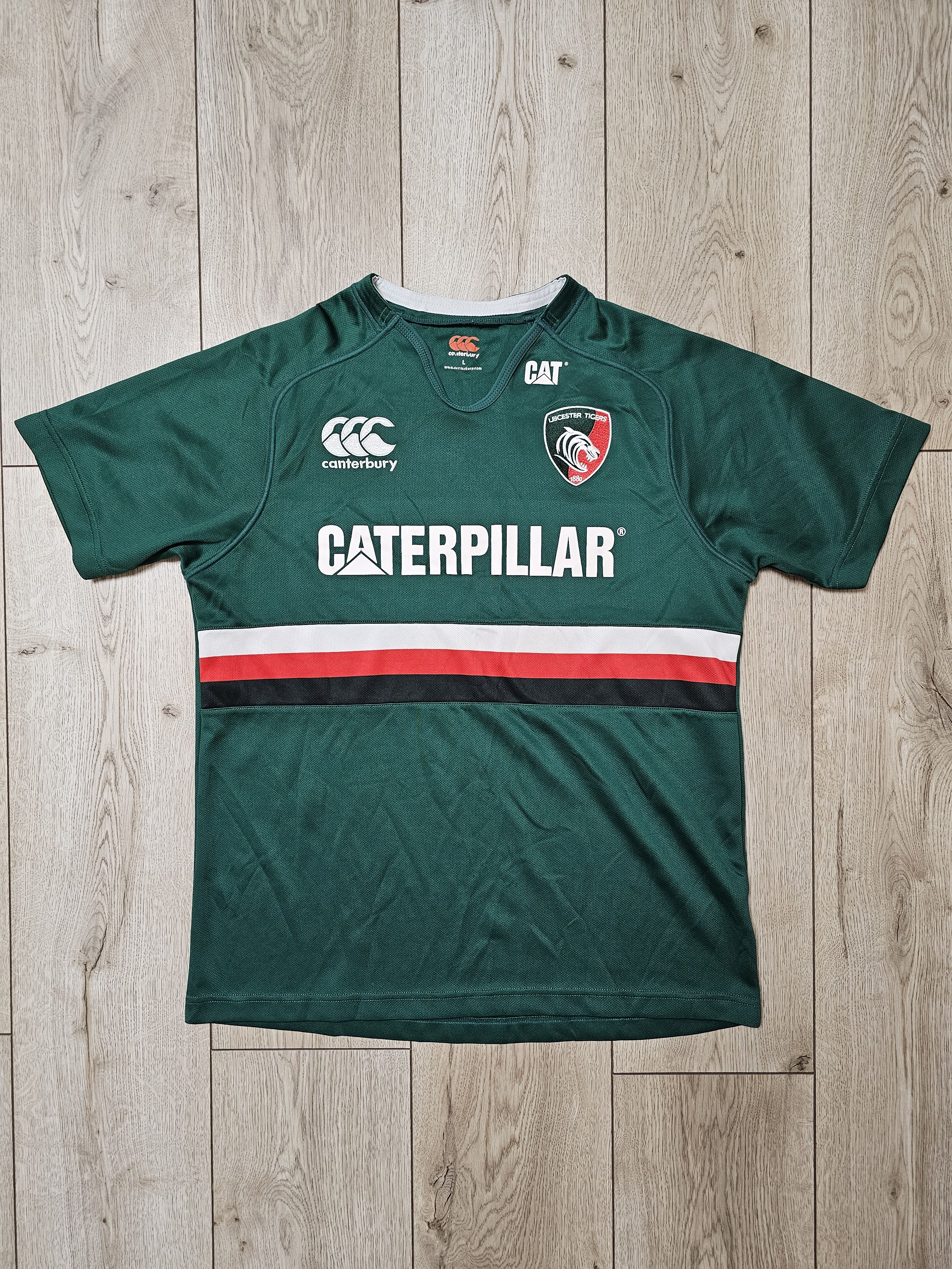 Canterbury of New Zealand LEICESTER TIGERS RUGBY JERSEY ENGLAND RUGBY UNION JERSEY Size US L / EU 52-54 / 3 - 1 Thumbnail