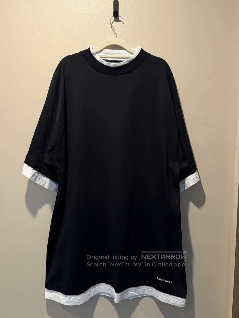 Balenciaga Balenciaga Fake two-piece T-shirt Size US M / EU 48-50 / 2 - 2 Thumbnail
