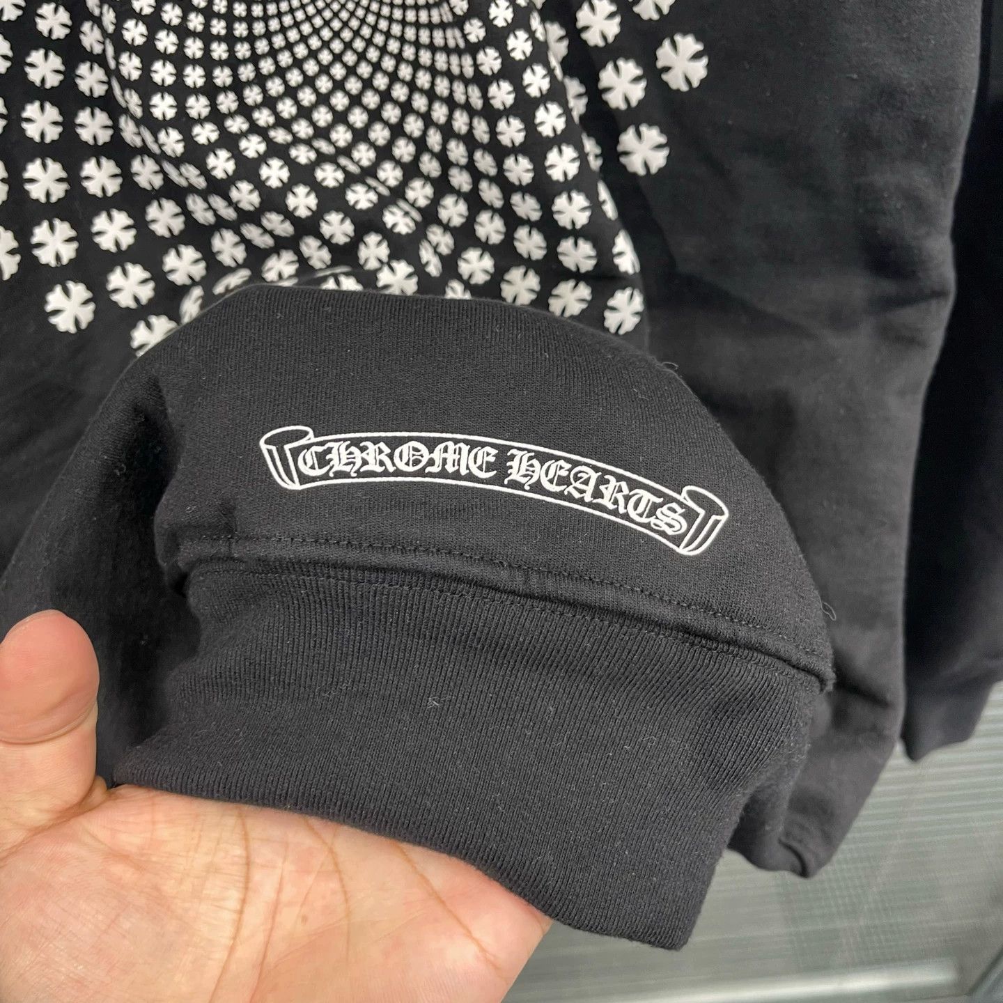 Chrome Hearts CH Back Cross Snowflake All-Over Print Zip Jacket S 99New Size US L / EU 52-54 / 3 - 7 Thumbnail