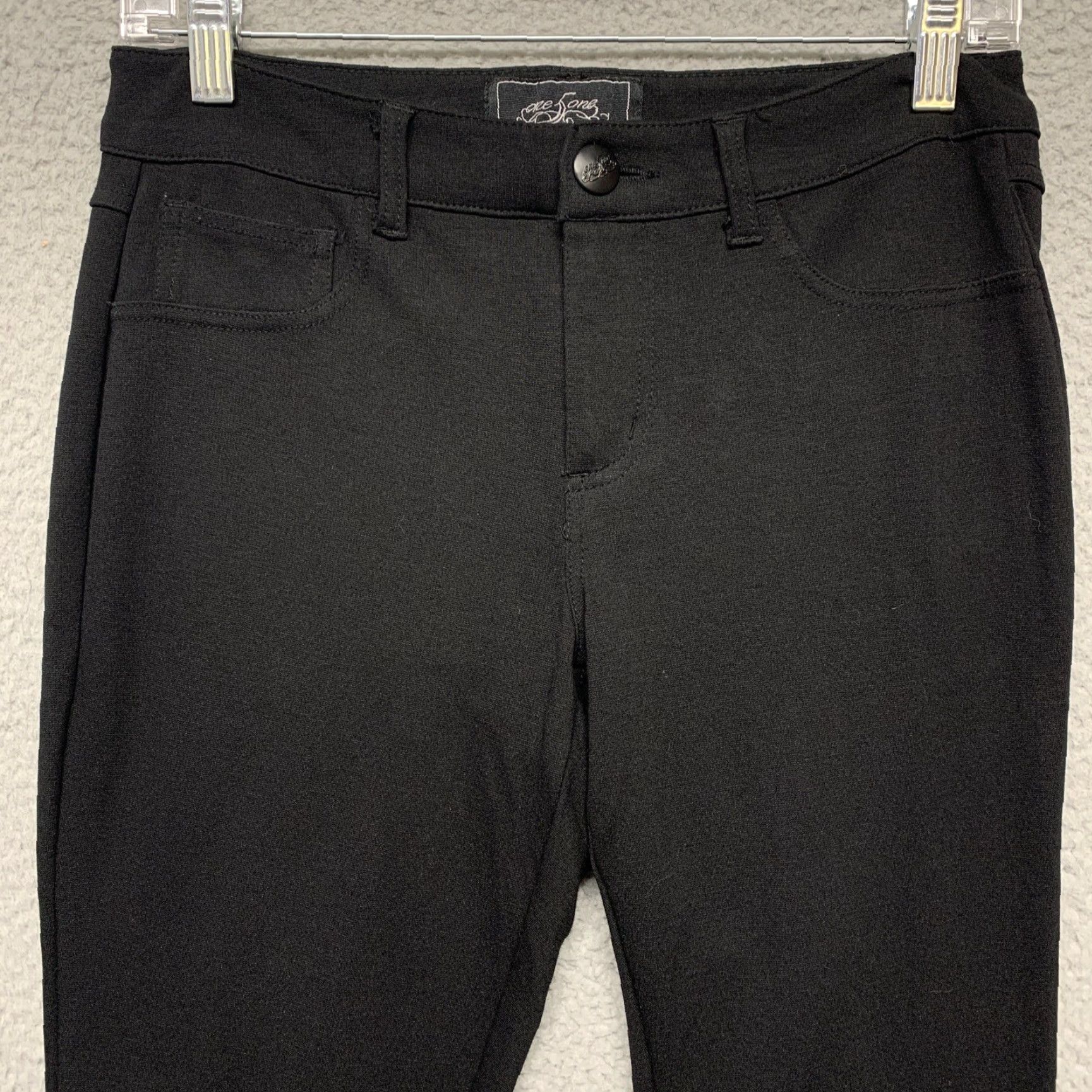 Vintage One 5 One Mid-Rise Black Dress Pants/Leggings Women's Size 8 Skinny 2 Pockets Size 30" / US 8 / IT 44 - 2 Thumbnail