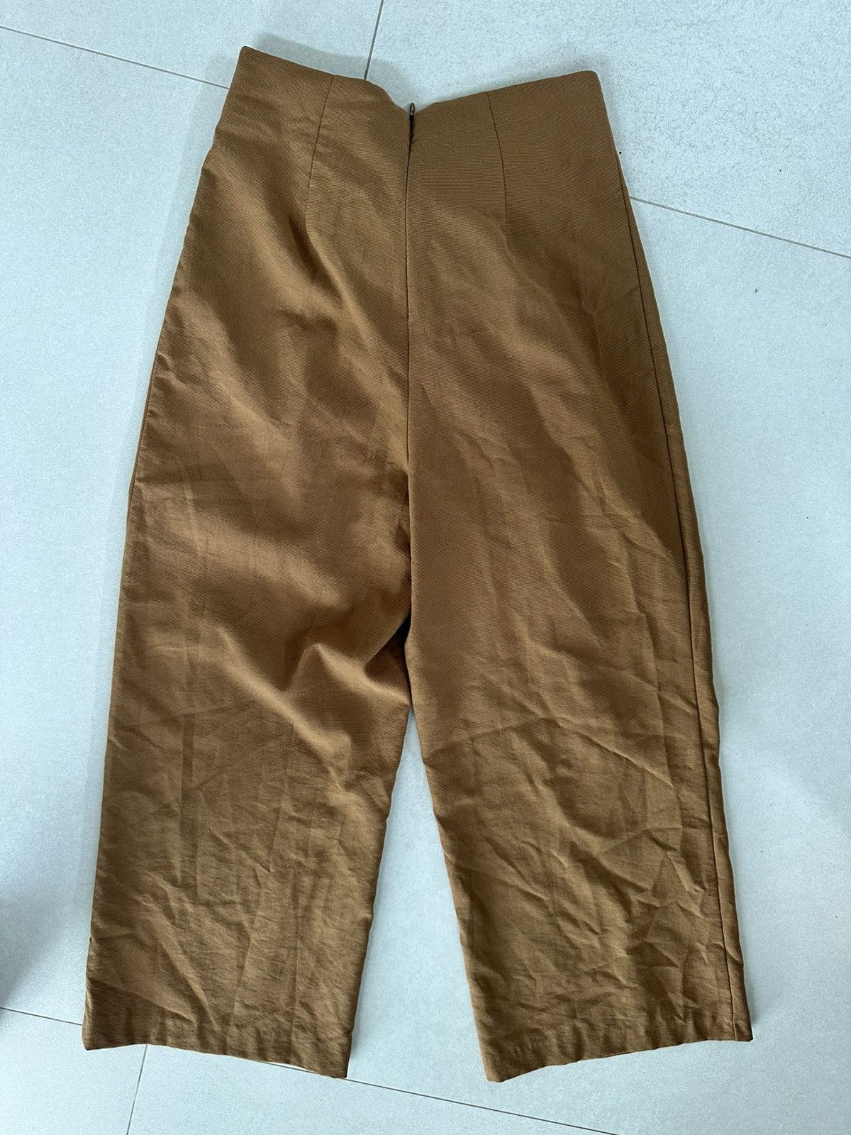 Cremieux CREMIEUX Women's Cropped Pants with Tie Front Size 2 Size 26" / US 2 / IT 38 - 3 Thumbnail