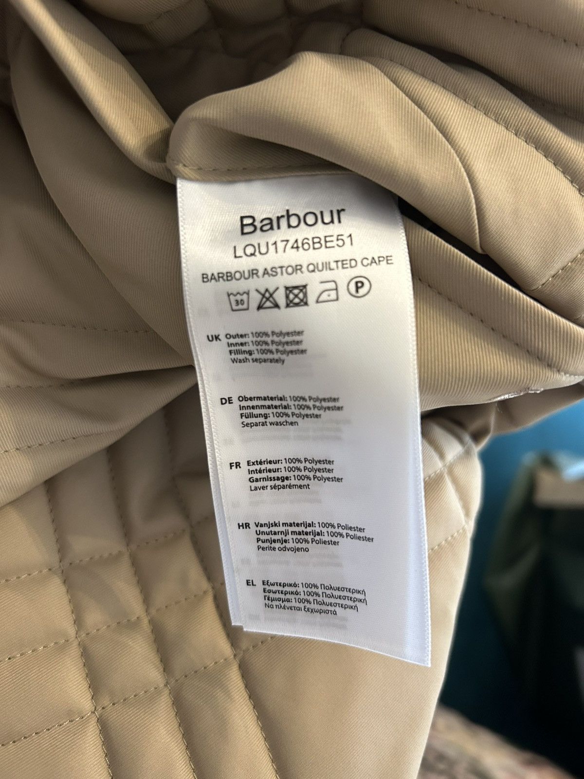 Barbour Barbour Quilted Cape Size L / US 10 / IT 46 - 3 Thumbnail