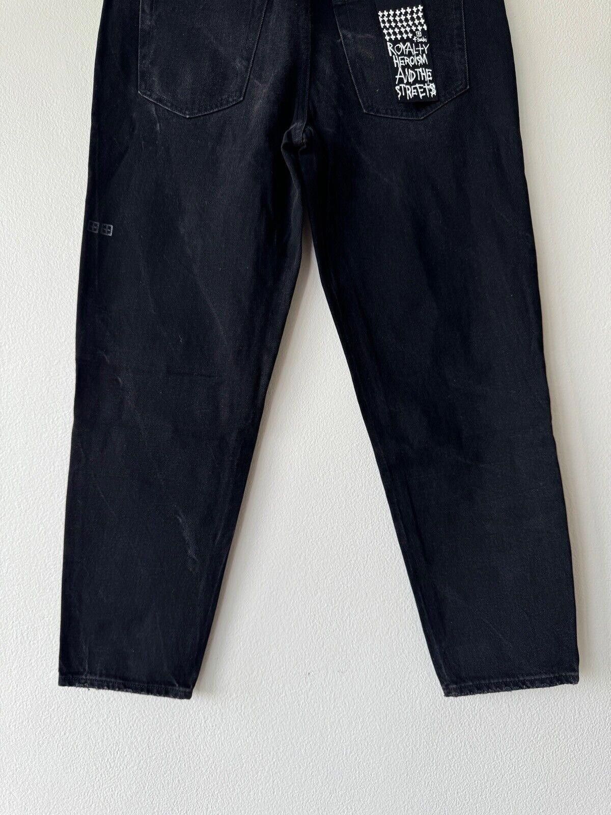 Ksubi new Ksubi mens 32 denim jean bullet wide leg black Size US 32 / EU 48 - 7 Thumbnail