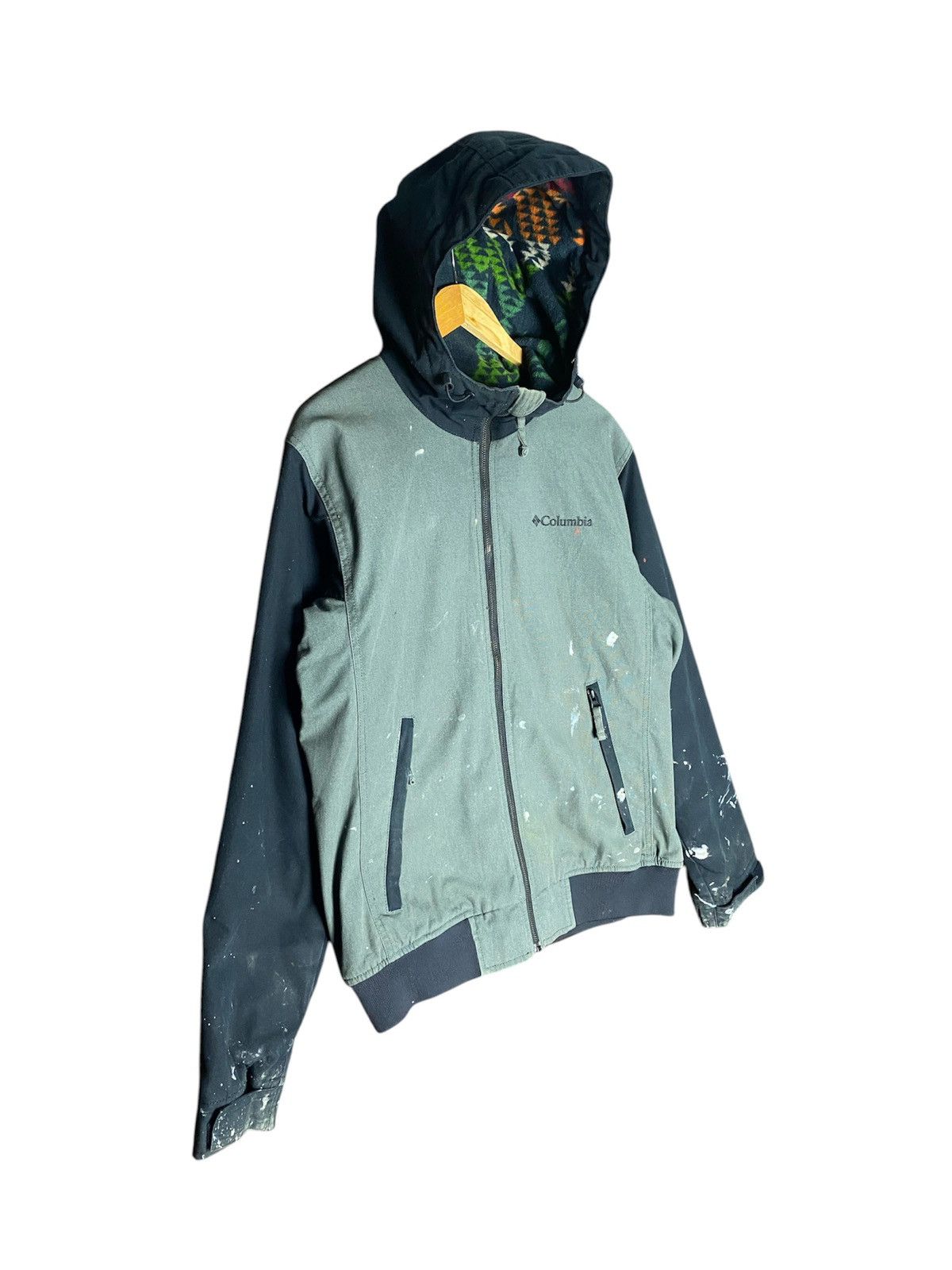Columbia Columbia Distressed paints Hoodie Jacket Size US M / EU 48-50 / 2 - 2 Thumbnail
