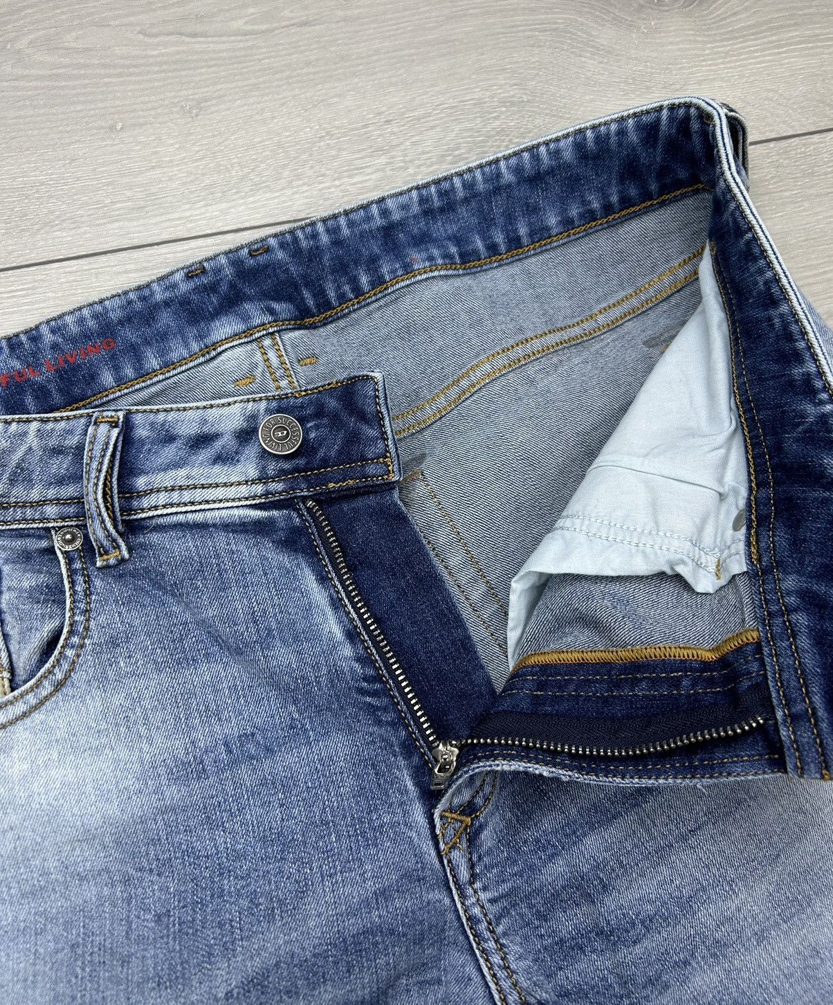 Diesel × Vintage Diesel Denim Jeans Size 33 Blue Size US 33 - 6 Thumbnail