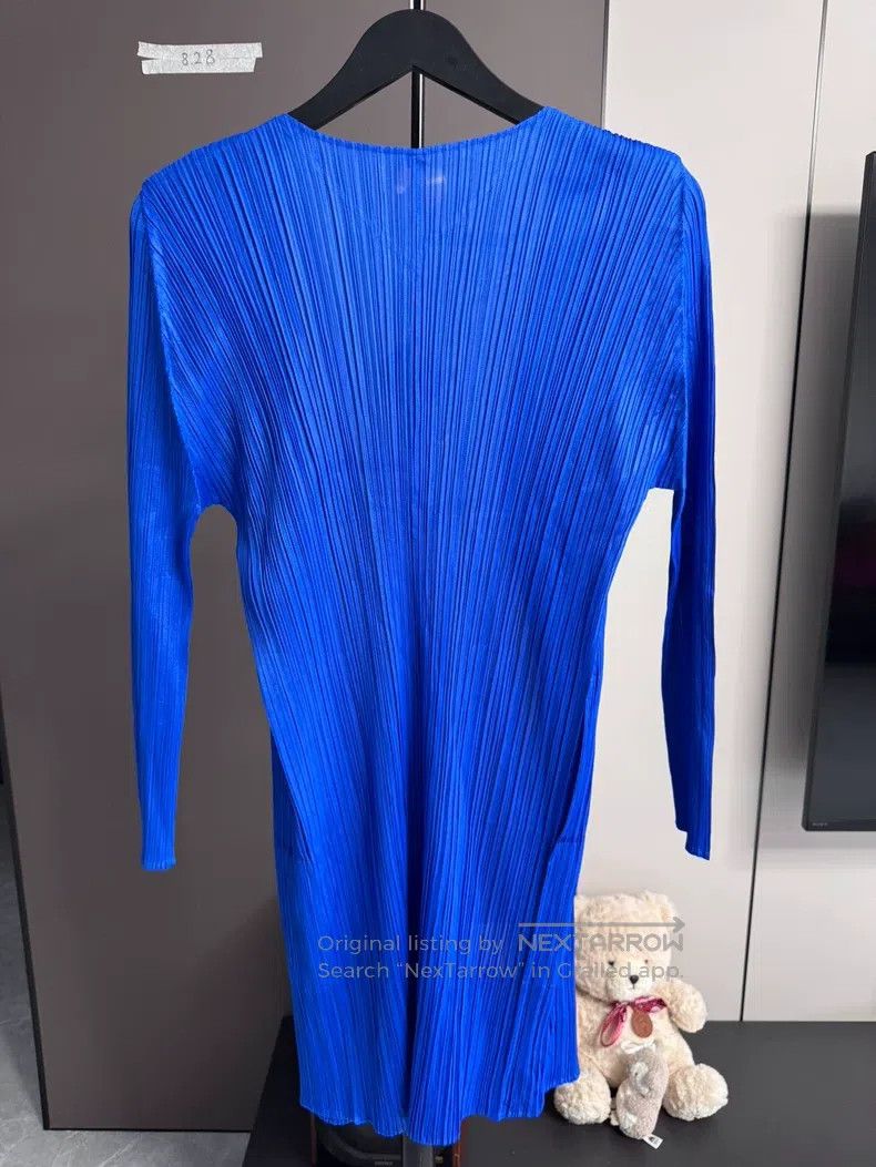 Issey Miyake Issey Miyake Ruffled Color Block Long Sleeve Trench Coat Size L / US 10 / IT 46 - 2 Thumbnail