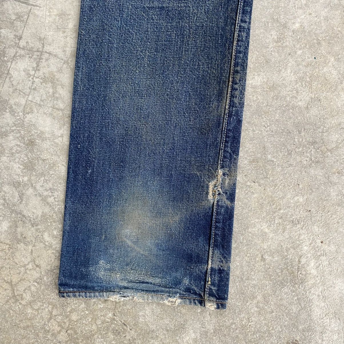 Denime Vintage 90’s Denime Japan Faded Blue Selvedge Jeans Size US 29 - 14 Thumbnail