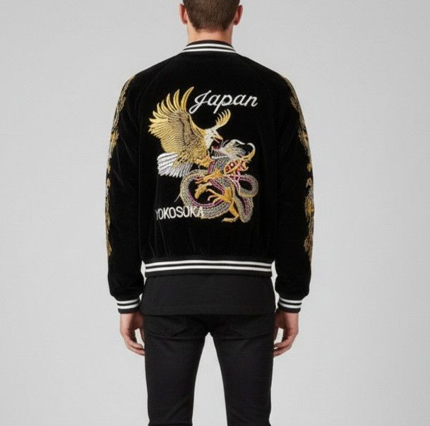 Japanese Brand Sukajan Embroided Size US L / EU 52-54 / 3 - 1 Thumbnail