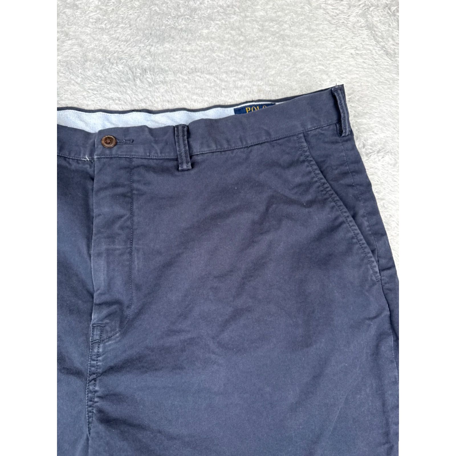 Polo Ralph Lauren Polo Ralph Lauren Chino Shorts Men 42 Blue Classic Fit Stretch Cotton Blend 9" Inseam USA Size US XL / EU 56 / 4 - 5 Thumbnail