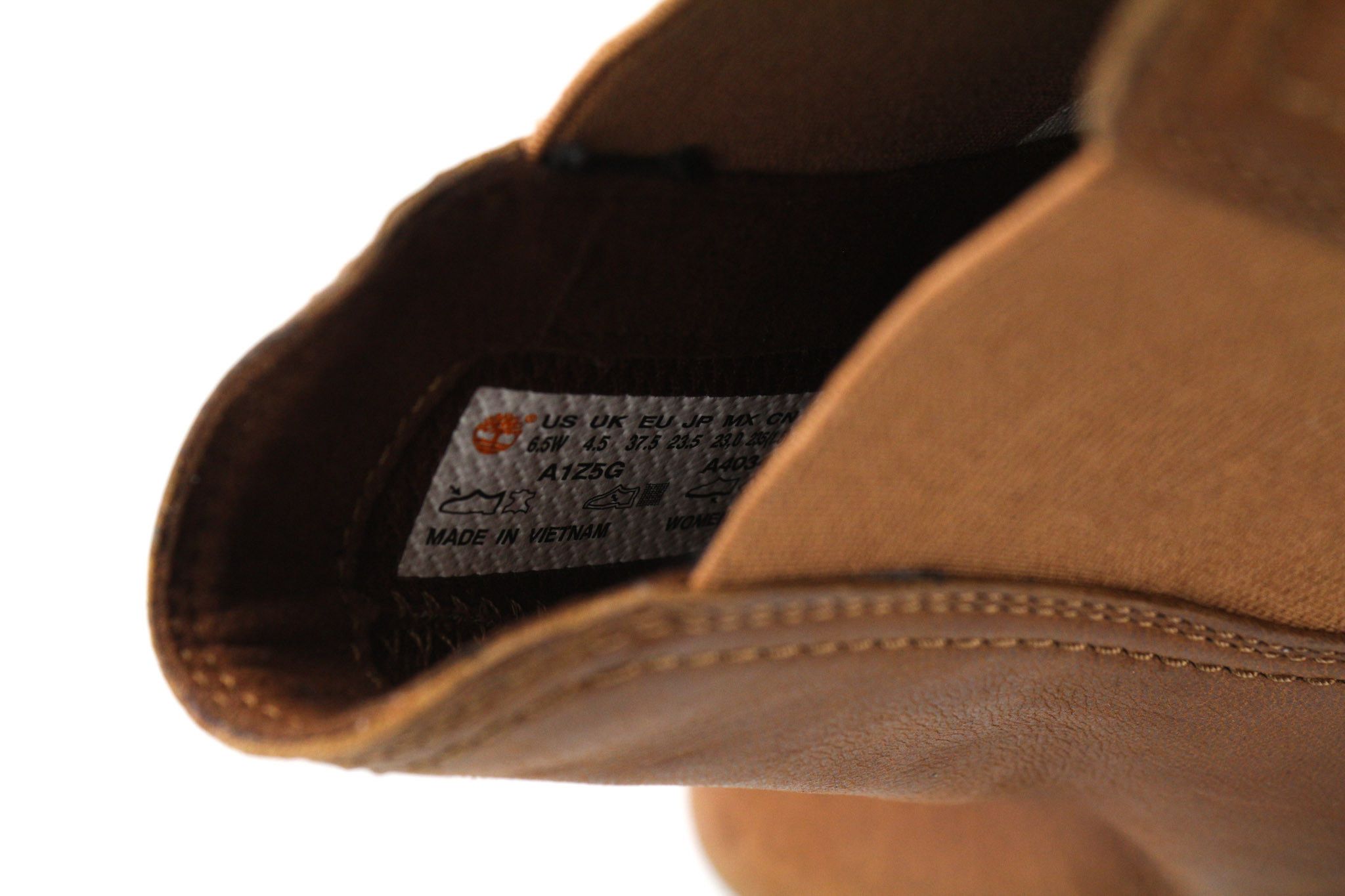 Timberland A1Z5G-A6234 EU37.5/38 Brown Leather Ankle Heels 81501 Size US 6.5 / IT 36.5 - 13 Thumbnail