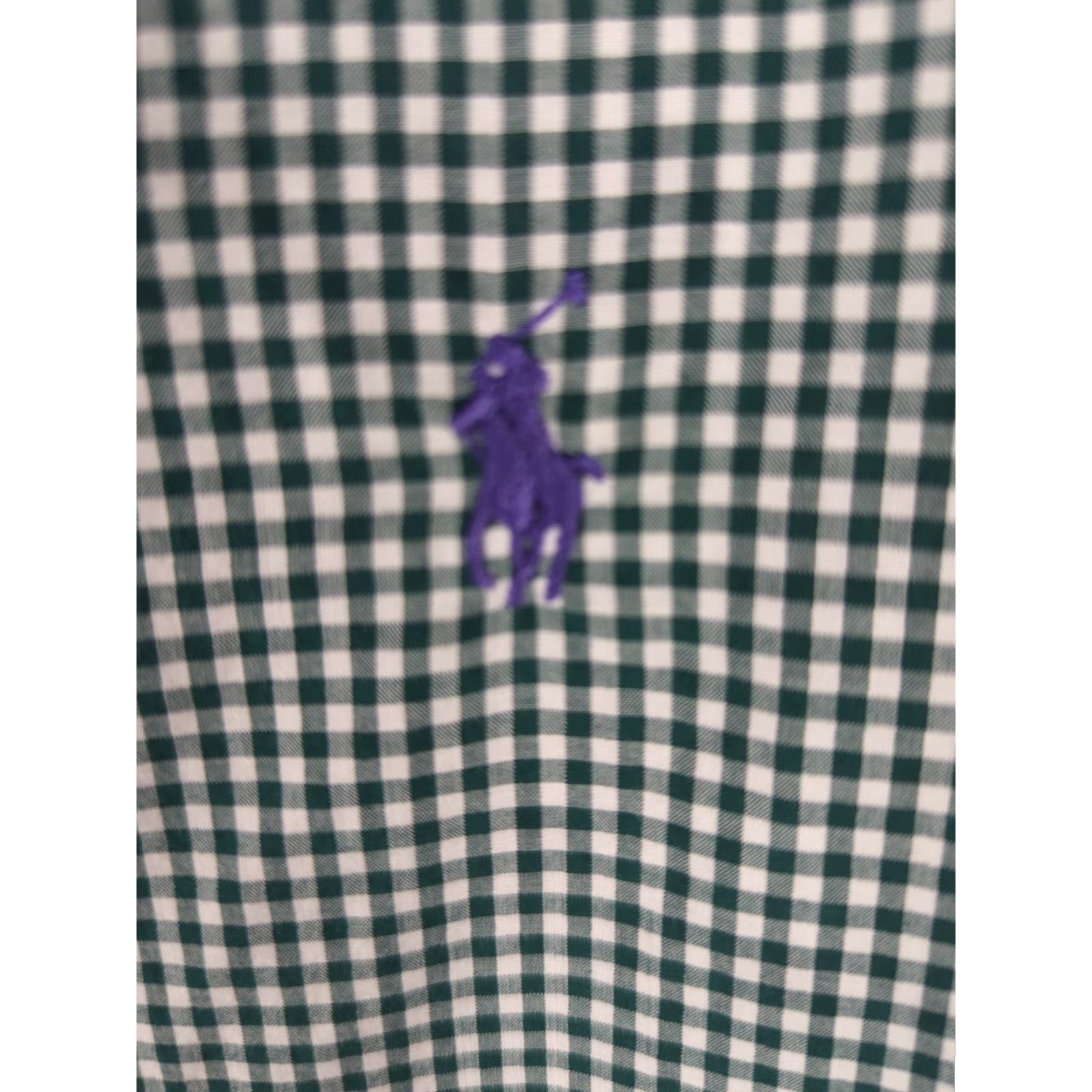 Polo Ralph Lauren Polo Ralph Lauren Shirt Men's 18 Green Check Long Sleeve Button Up Shirt Size US XXL / EU 58 / 5 - 3 Thumbnail