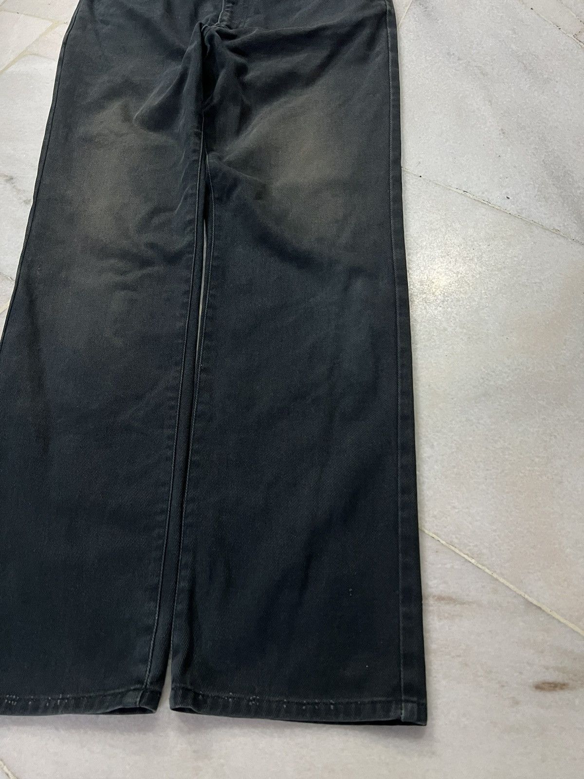 Japanese Brand VINTAGE 90’s BOBSON BUFFALO HEAD WASHED JEANS Size US 30 / EU 46 - 4 Thumbnail