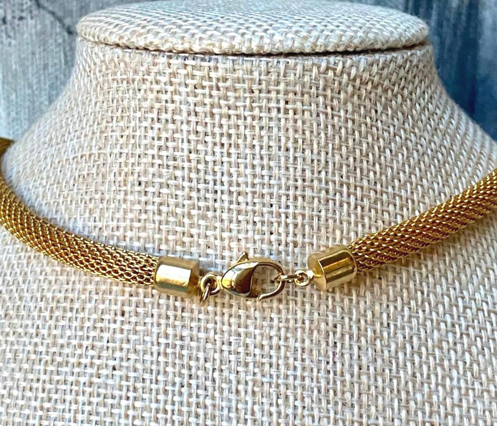 Vintage Vintage 18K Gold Plated Puffy Heart Necklace Size ONE SIZE - 5 Thumbnail