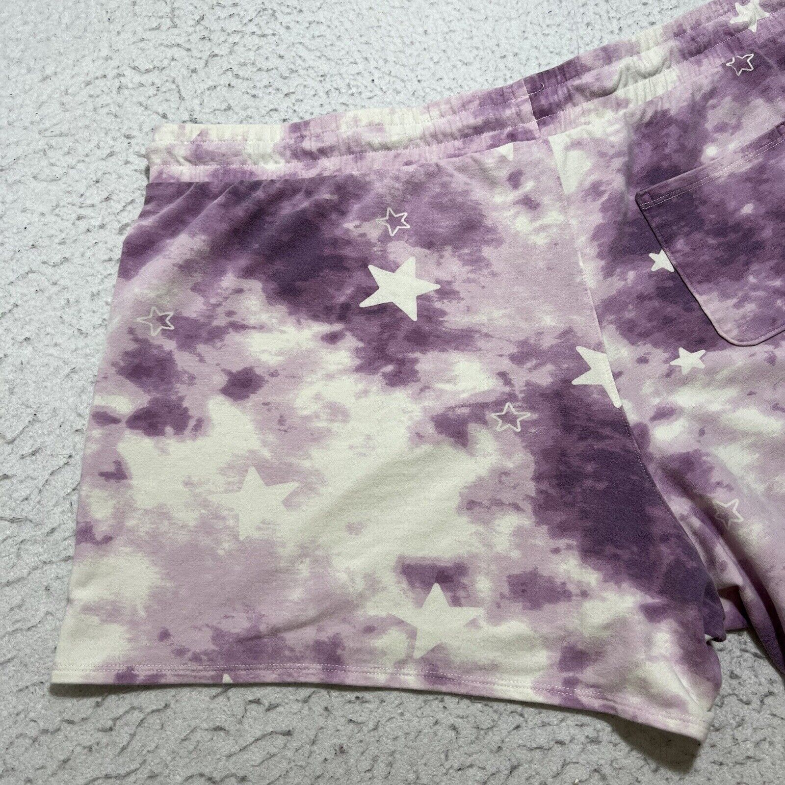 Wildfox WildFox Starry Sweat Shorts 4" Inseam Loungewear Purple Size 40" / US 18 - 8 Thumbnail