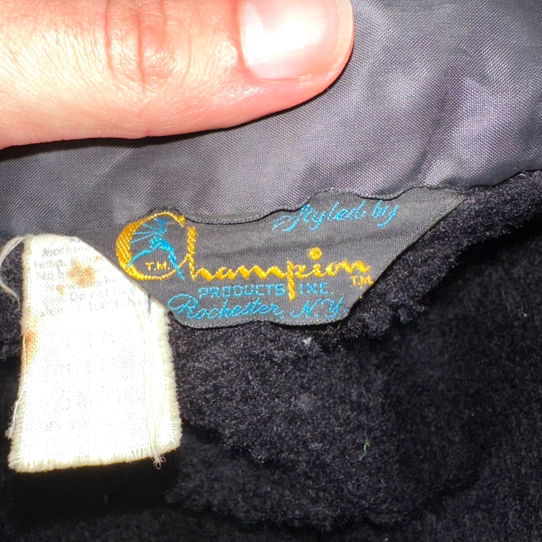 Champion VINTAGE Champion Windbreaker Jacket Black 70s Button Nylon Lined Pockets Men S Regular Size US S / EU 44-46 / 1 - 5 Thumbnail