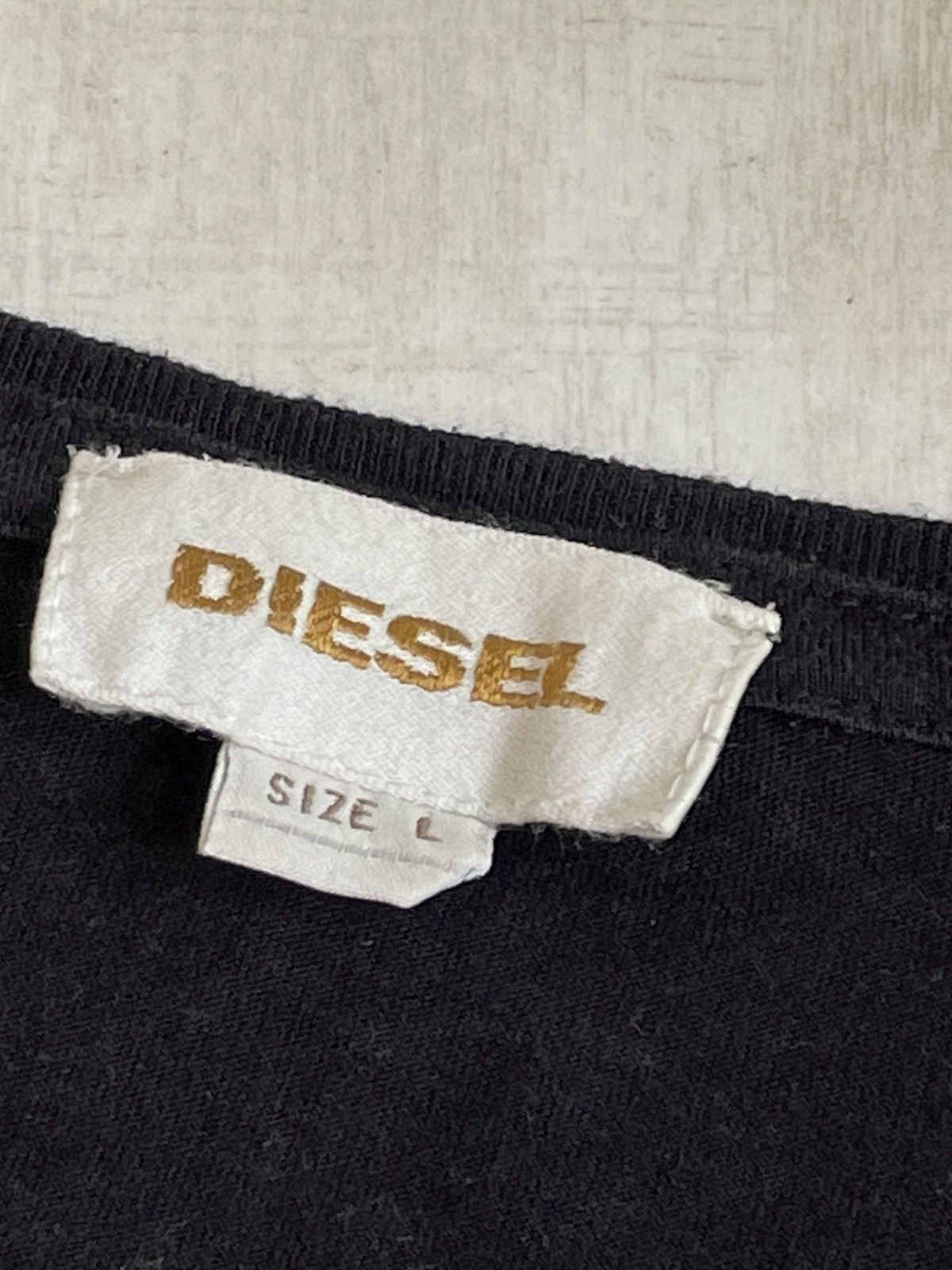 Diesel × Japanese Brand × Vintage Opium Y2K Diesel T-Shirt Avantgarde Black Size US L / EU 52-54 / 3 - 7 Thumbnail