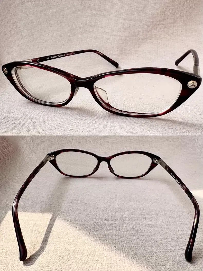 Vivienne Westwood Vivienne Westwood Red tortoise cat Saturn glasses frame Size ONE SIZE - 5 Thumbnail