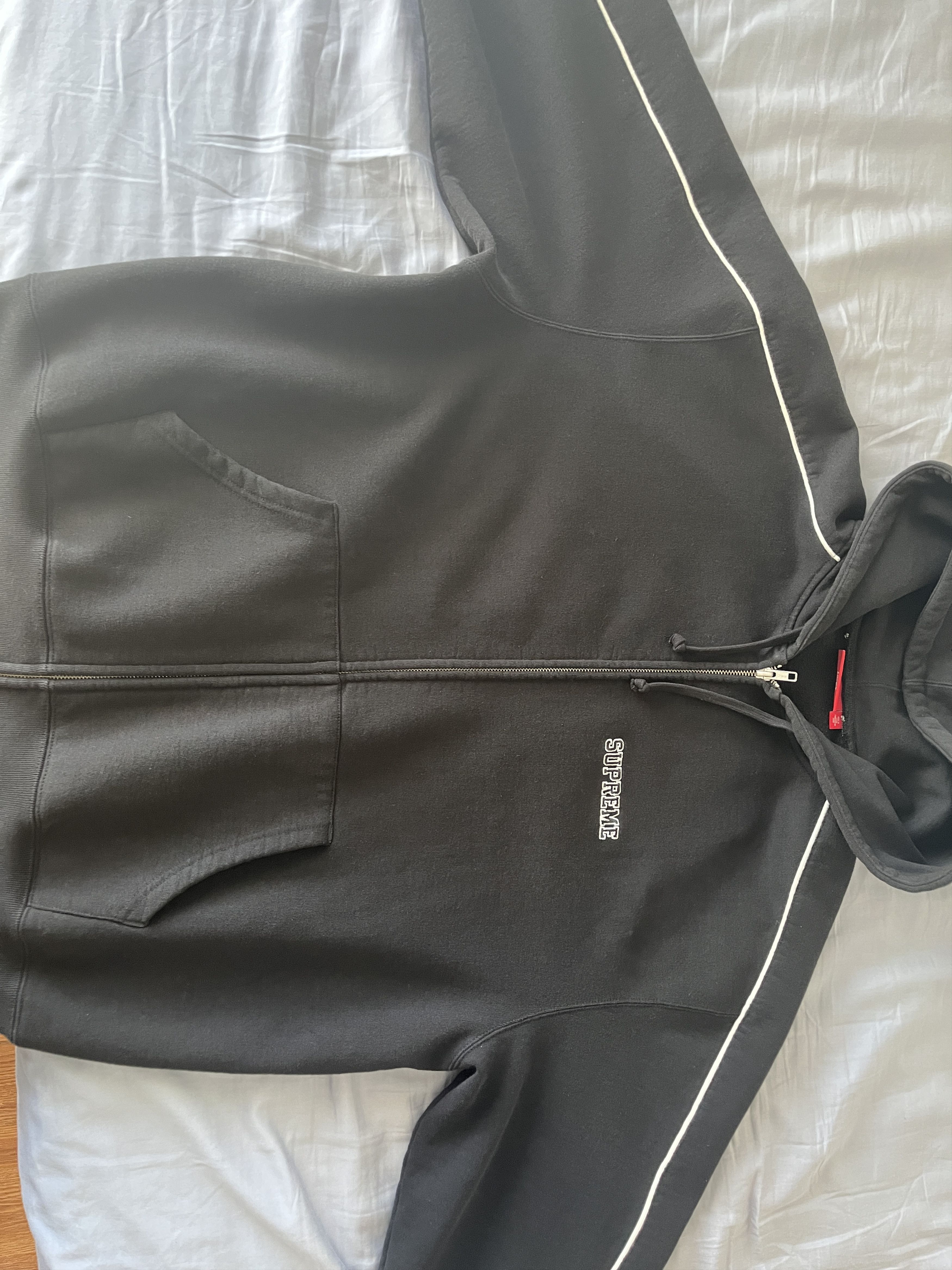 Supreme Supreme State Zip Up Hooded Sweatshirt Size US L / EU 52-54 / 3 - 3 Thumbnail