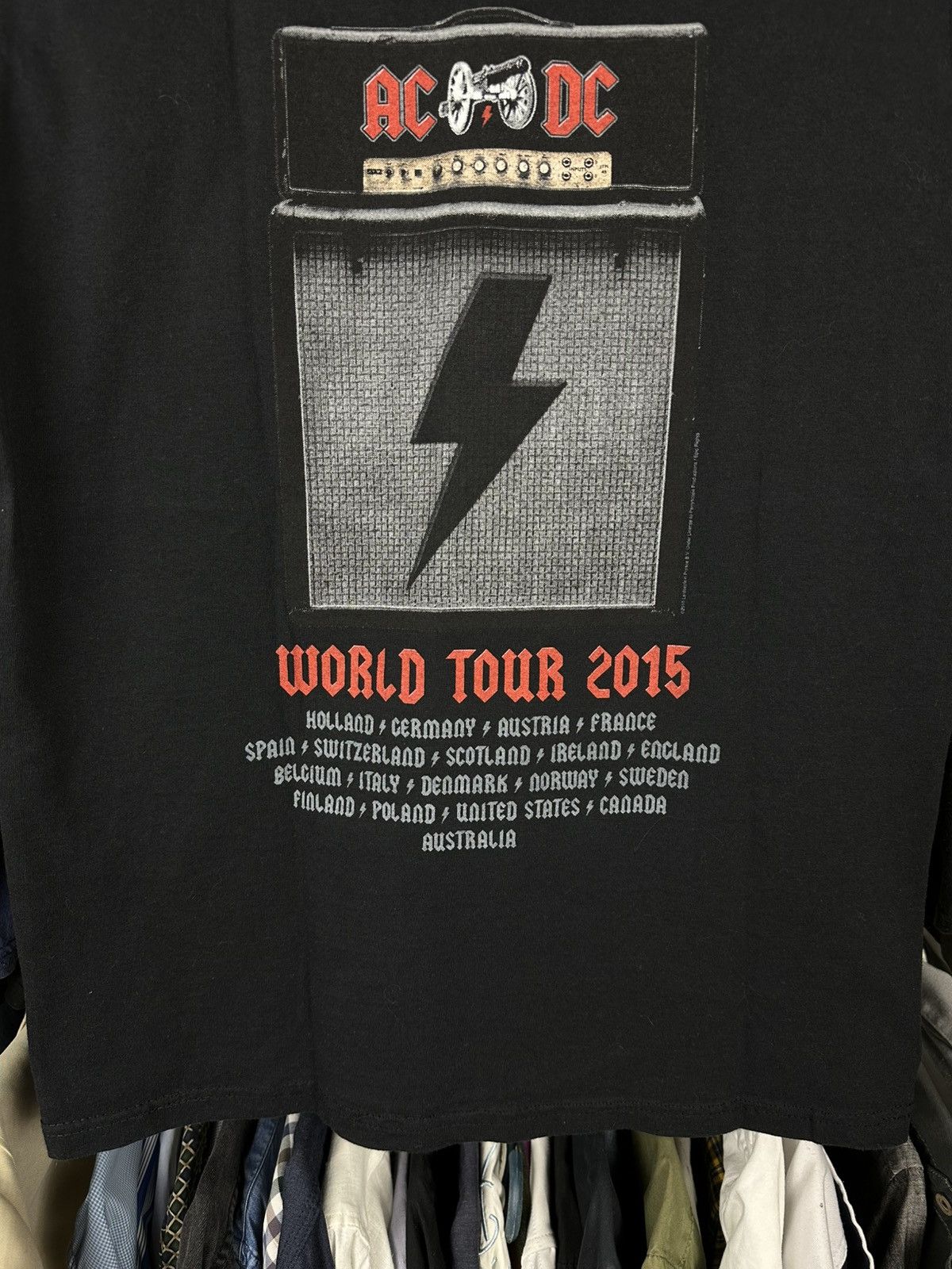 AC/DC AC/DC World Tour 2015 IN ROCK WE TRUST BAND T SHIRT TEE Size US S / EU 44-46 / 1 - 7 Thumbnail