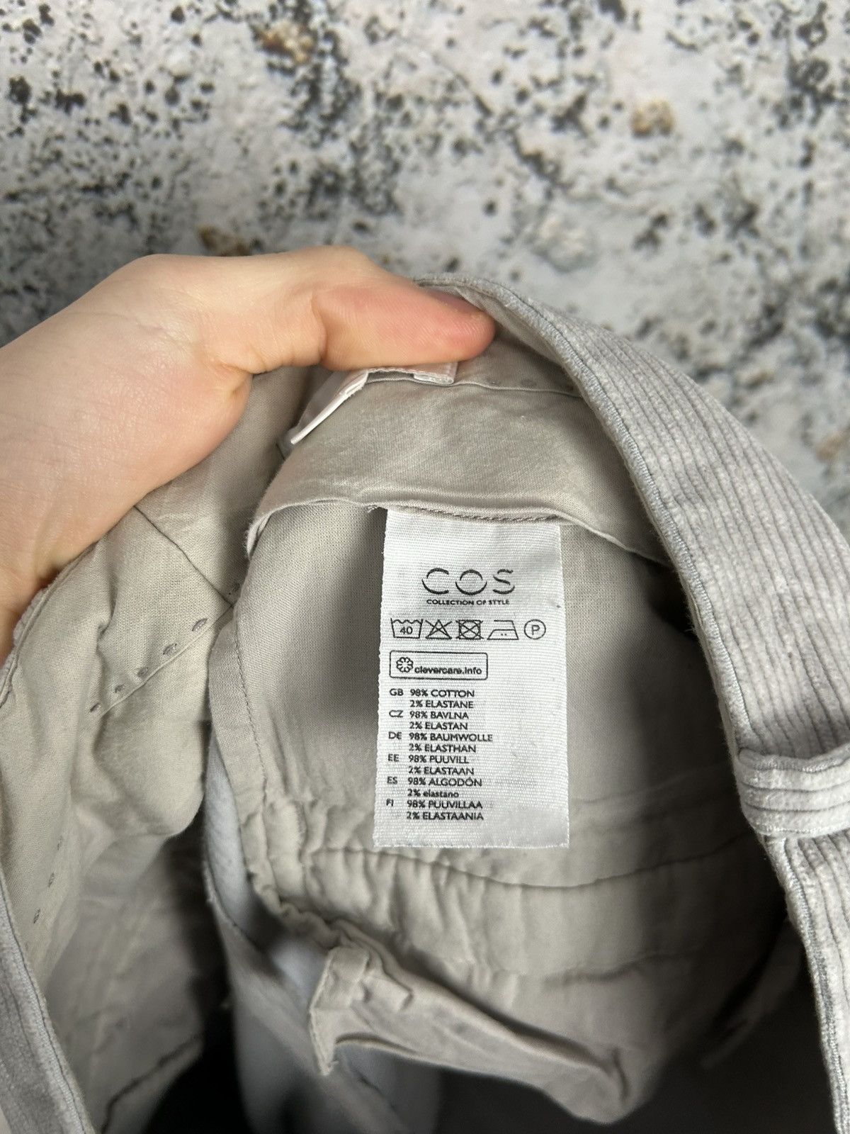 Cos COS Corduroy Baggy Casual Pants Designer Streetwear Hype Size 28" / US 6 / IT 42 - 7 Thumbnail
