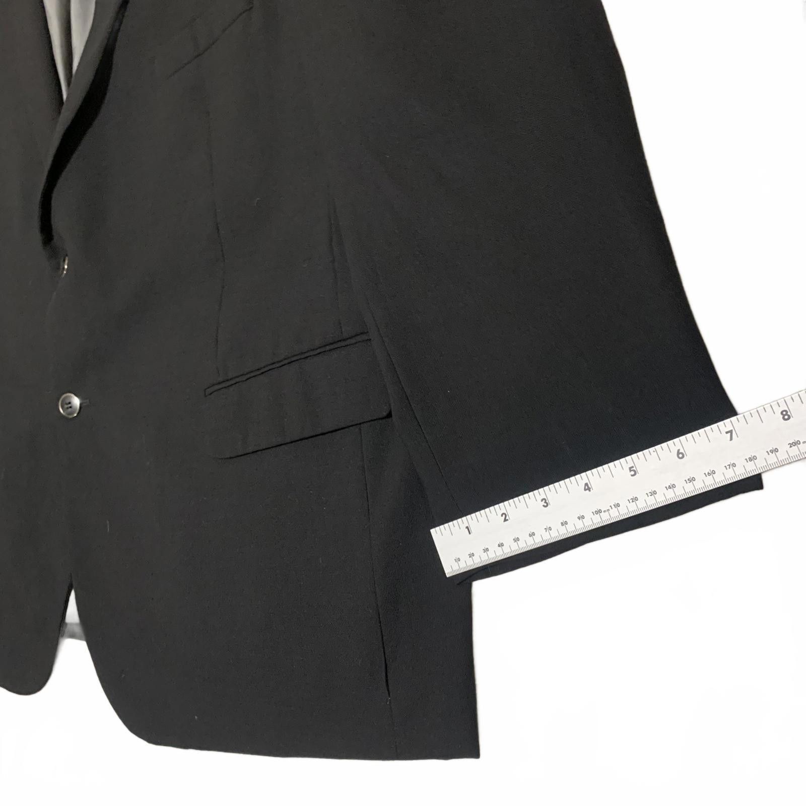 Pronto Uomo Pronto Uomo Men's 54 inch Black Blazer Jacket Size 54R - 9 Thumbnail