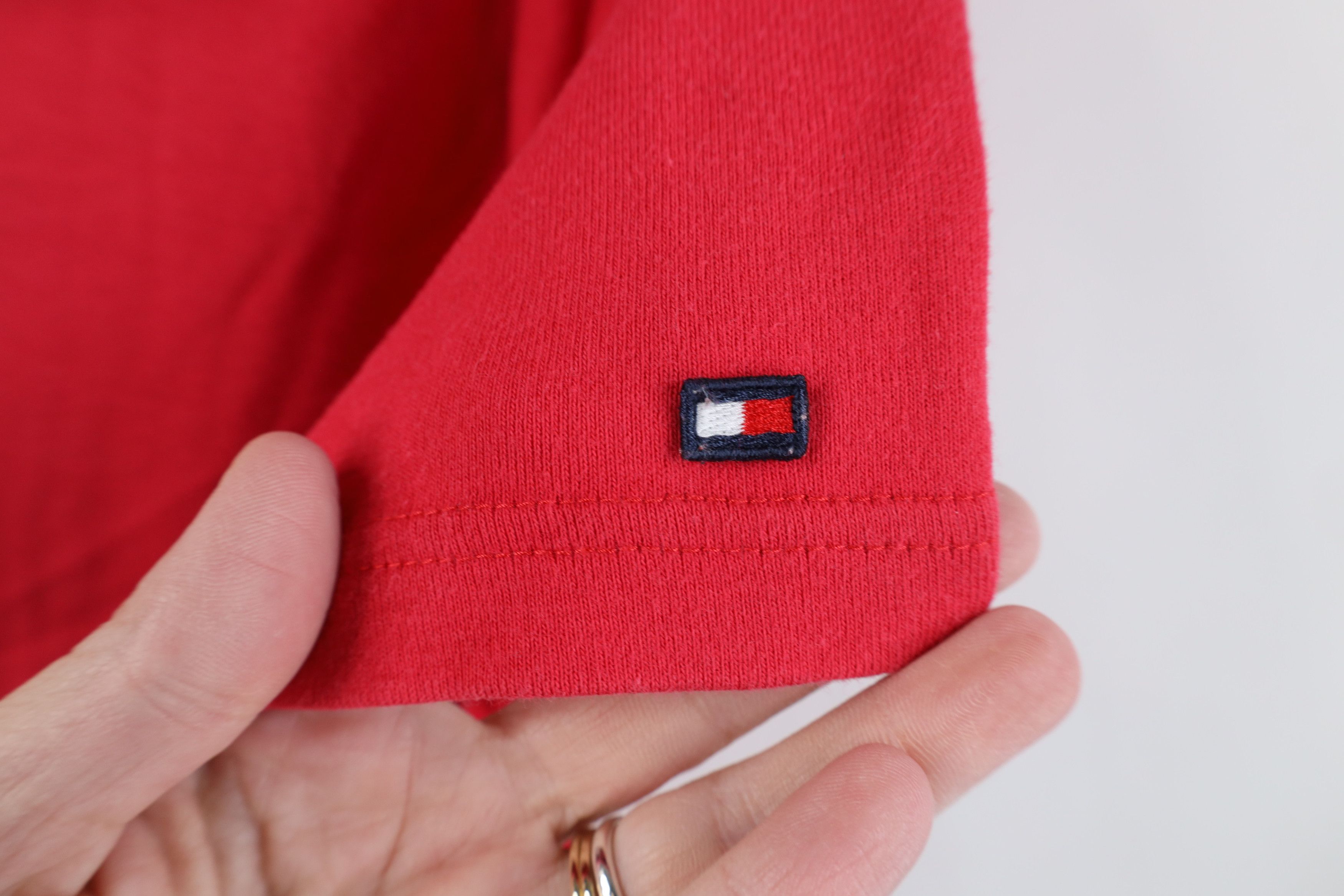 Tommy Hilfiger Vintage Y2K 2000 Tommy Hilfiger Ribbed Knit Button Shirt Size XL / US 12-14 / IT 48-50 - 4 Thumbnail