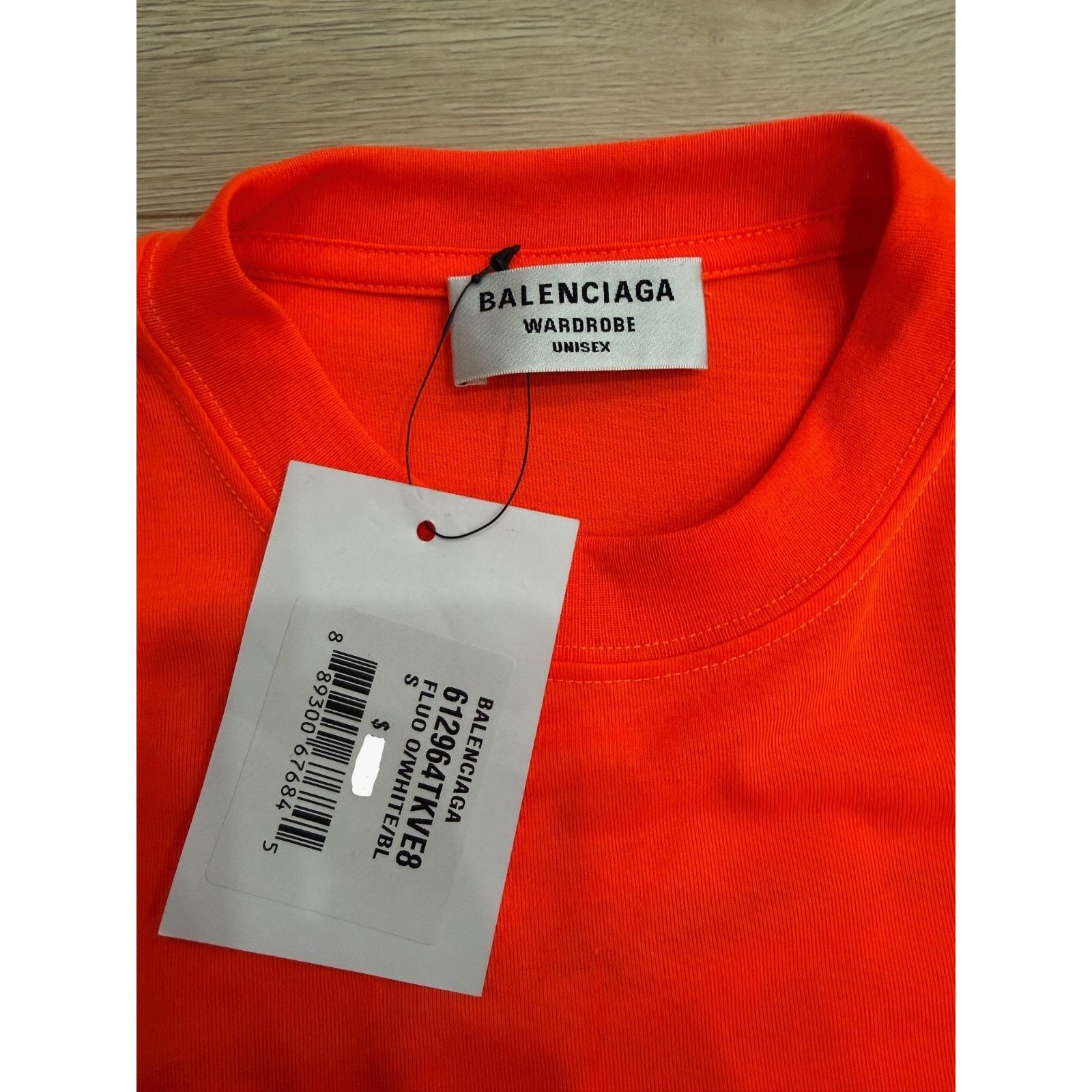 Balenciaga Balenciaga Political Campaign Neon Orange Tee T-Shirt Small Size S / US 4 / IT 40 - 4 Thumbnail
