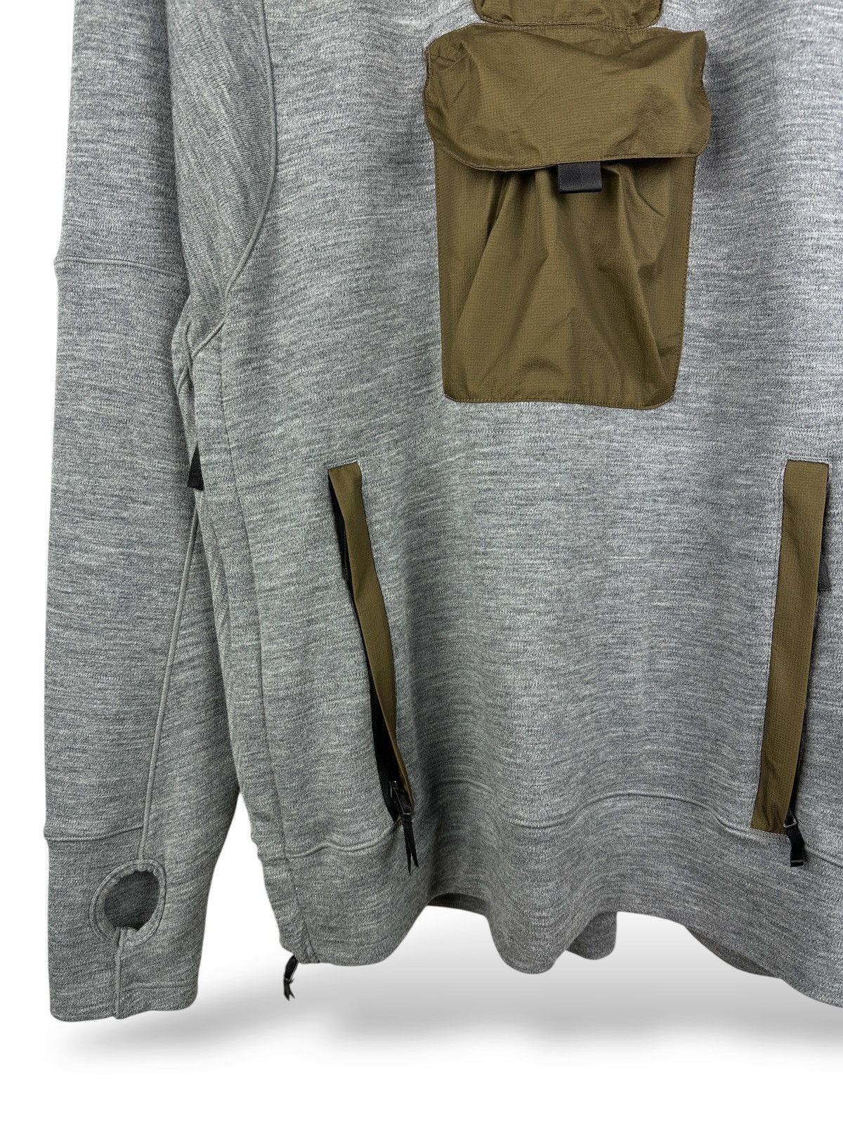 Nike Nikelaab AAE 1.0 Men’s Crew Sweatshirt Dark Grey Heather Size US L / EU 52-54 / 3 - 10 Thumbnail