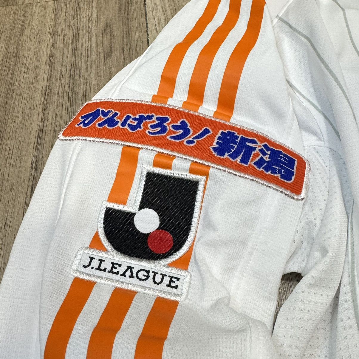 Adidas × Japanese Brand Albirex Niigata 08/09 player issue L/S away #8 Augusto Size US M / EU 48-50 / 2 - 7 Thumbnail