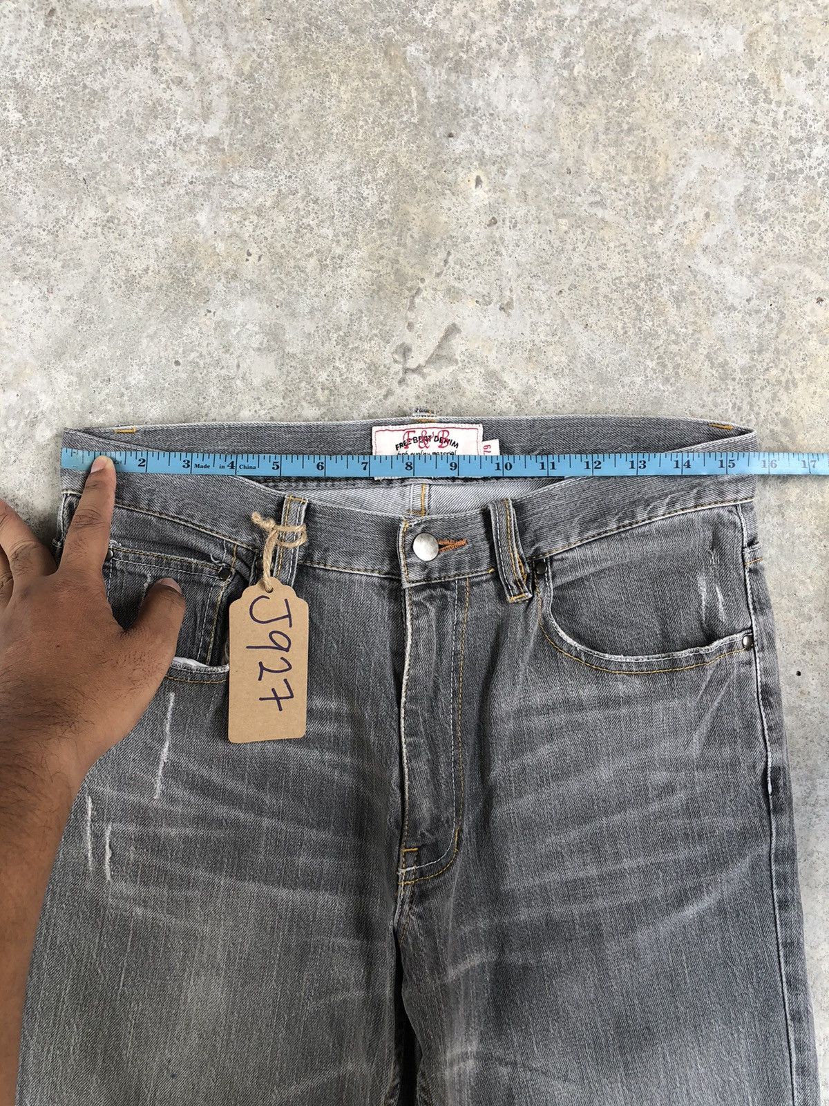 If Six Was Nine Freebeat Flared Jeans Distressed Jeans Size US 31 - 17 Thumbnail