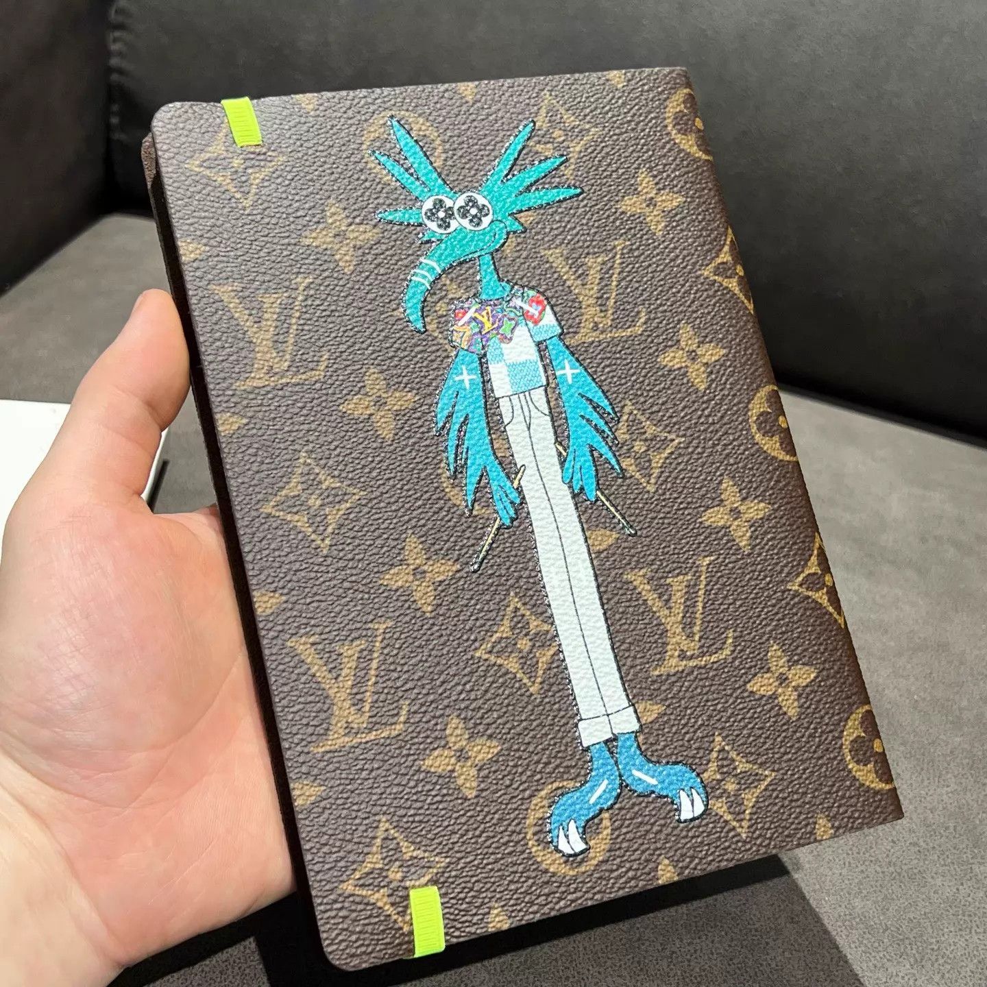 Louis Vuitton LV Virgil Abloh Monogram Notebook New w/ Stickers Size ONE SIZE - 4 Thumbnail