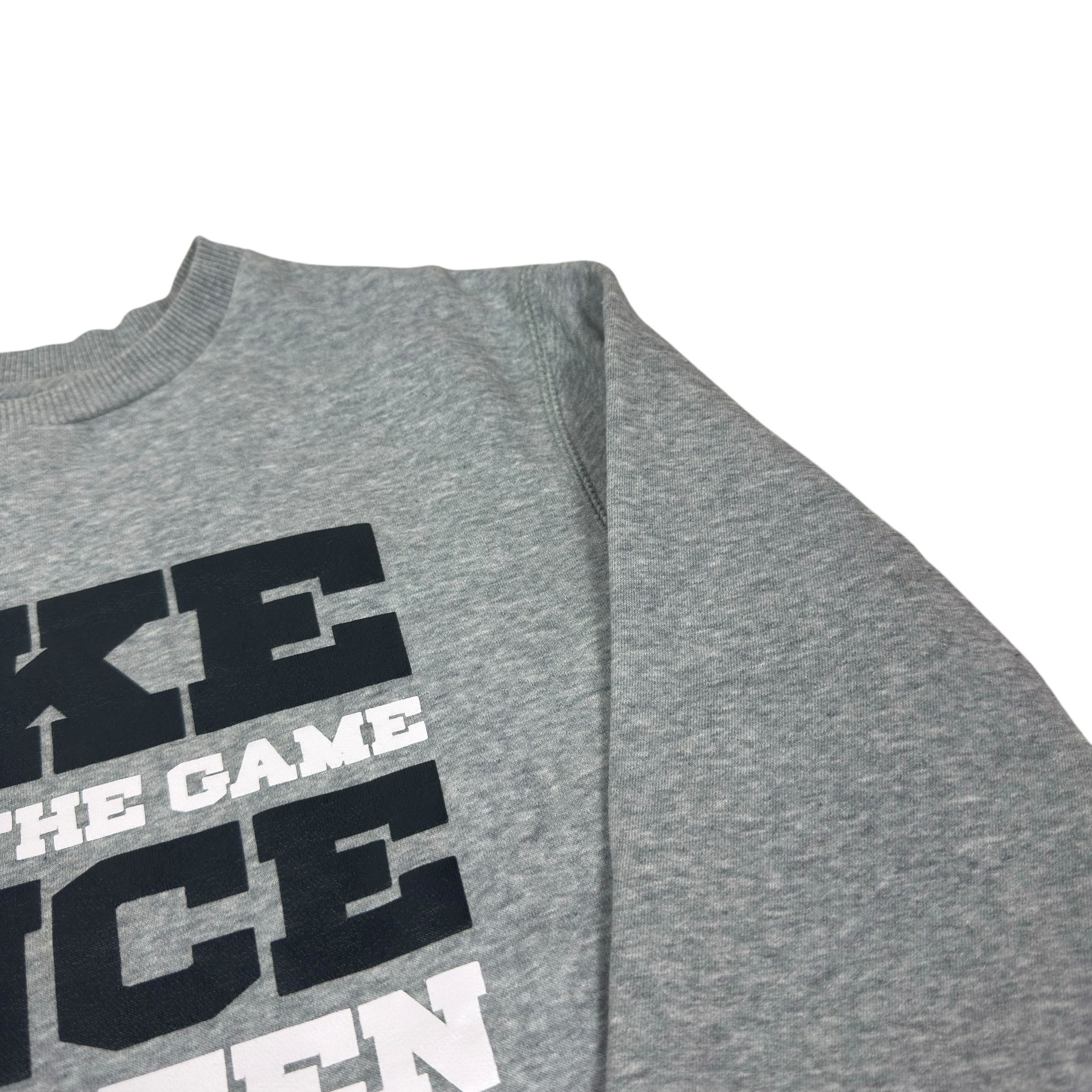Nike × Vintage Nike Men's Heather Gray Raising The Game Fleece Sweatshirt M Size US M / EU 48-50 / 2 - 5 Thumbnail