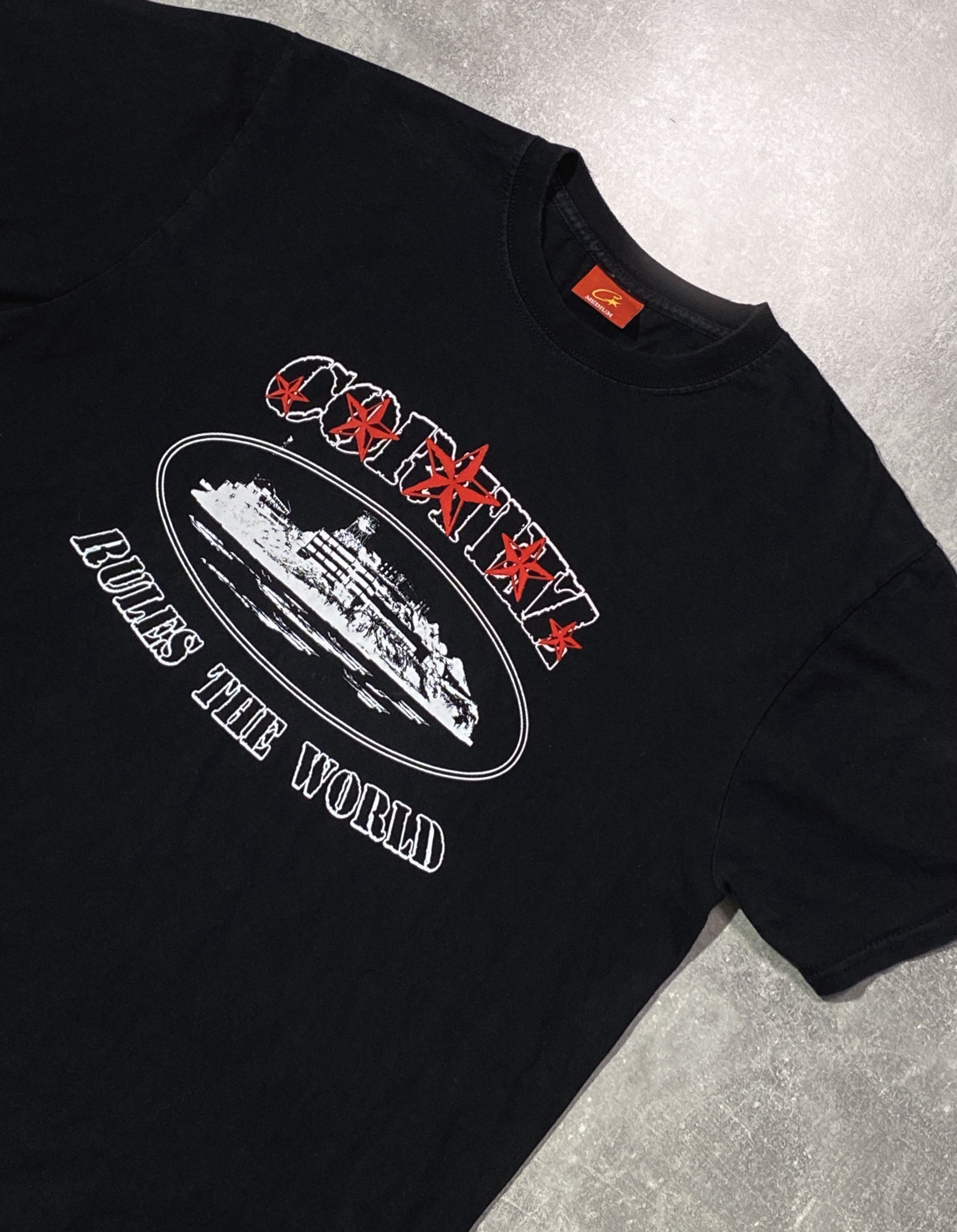 Corteiz CORTEIZ Black 5 Star ALCATRAZ T-shirt Size US M / EU 48-50 / 2 - 2 Thumbnail