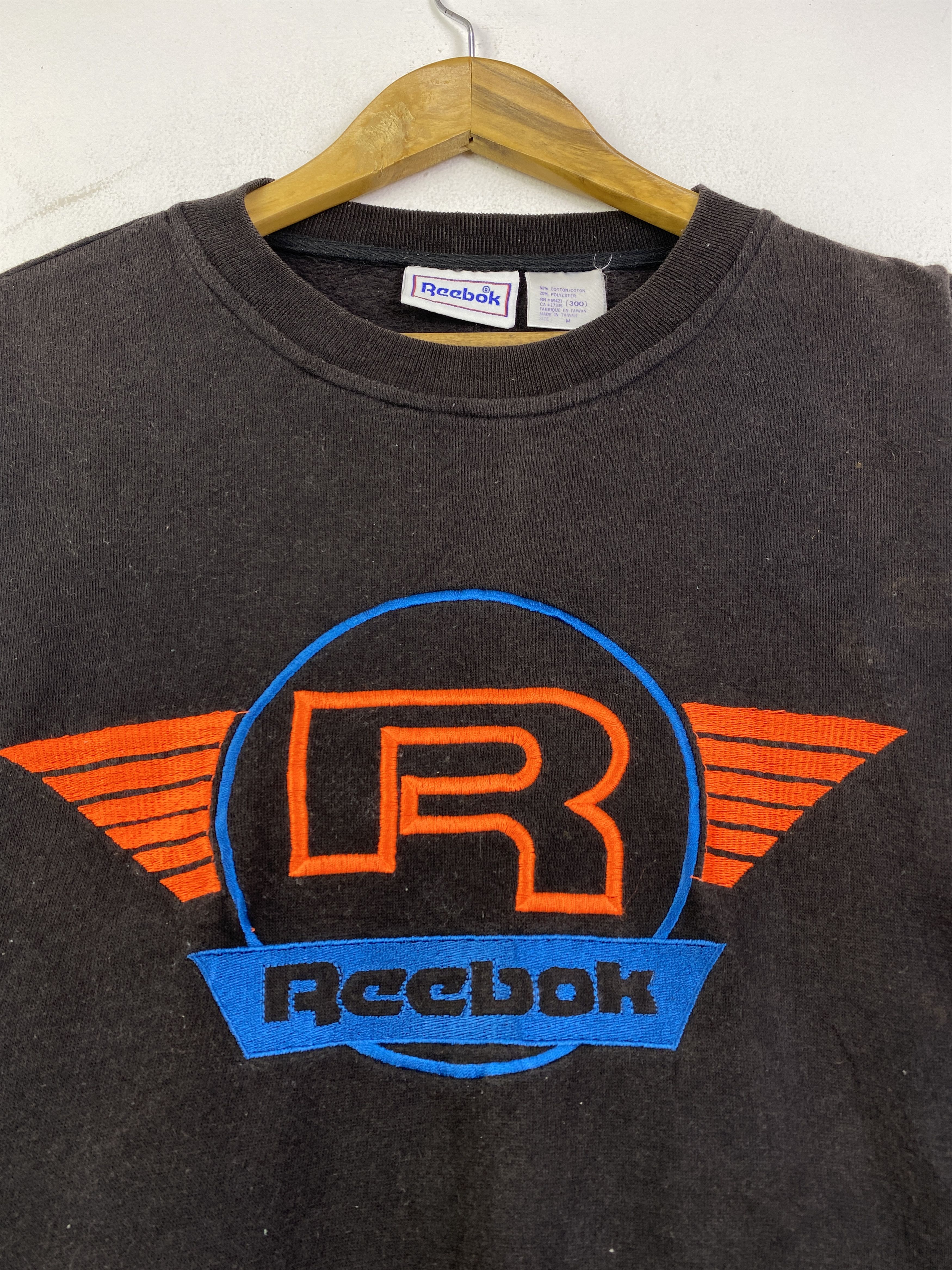 Reebok Vintage 90s Reebok Big Logo Pullover Sweatshirt SH0281 Size US M / EU 48-50 / 2 - 8 Thumbnail