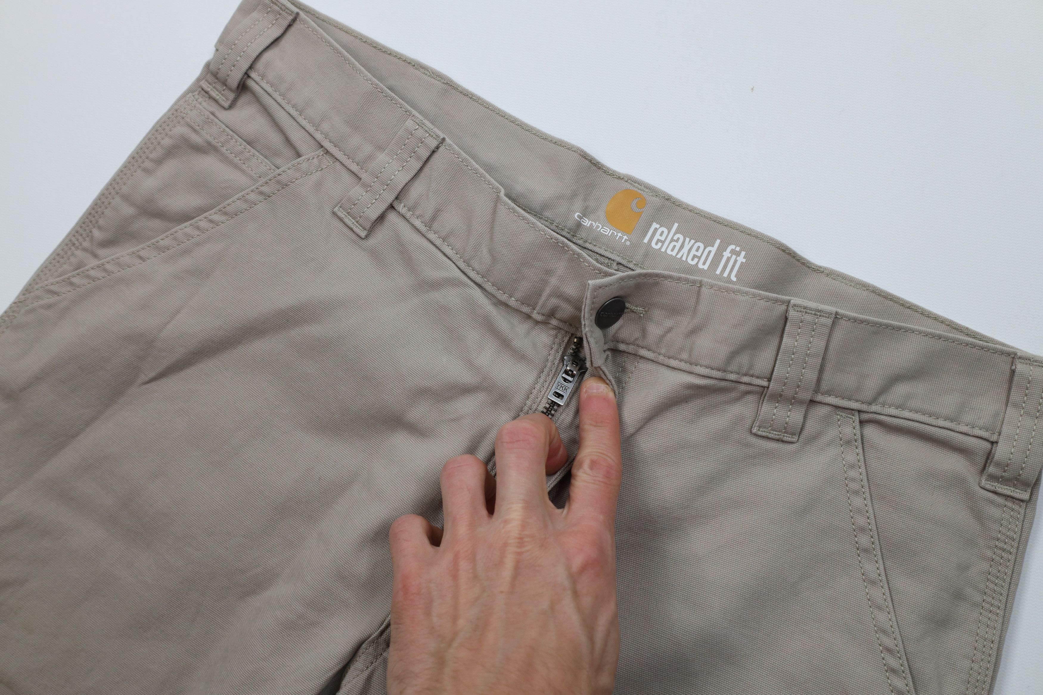 Carhartt Vintage Y2K Carhartt Fit Stretch Wide Leg Pants Beige Size US 34 / EU 50 - 7 Thumbnail