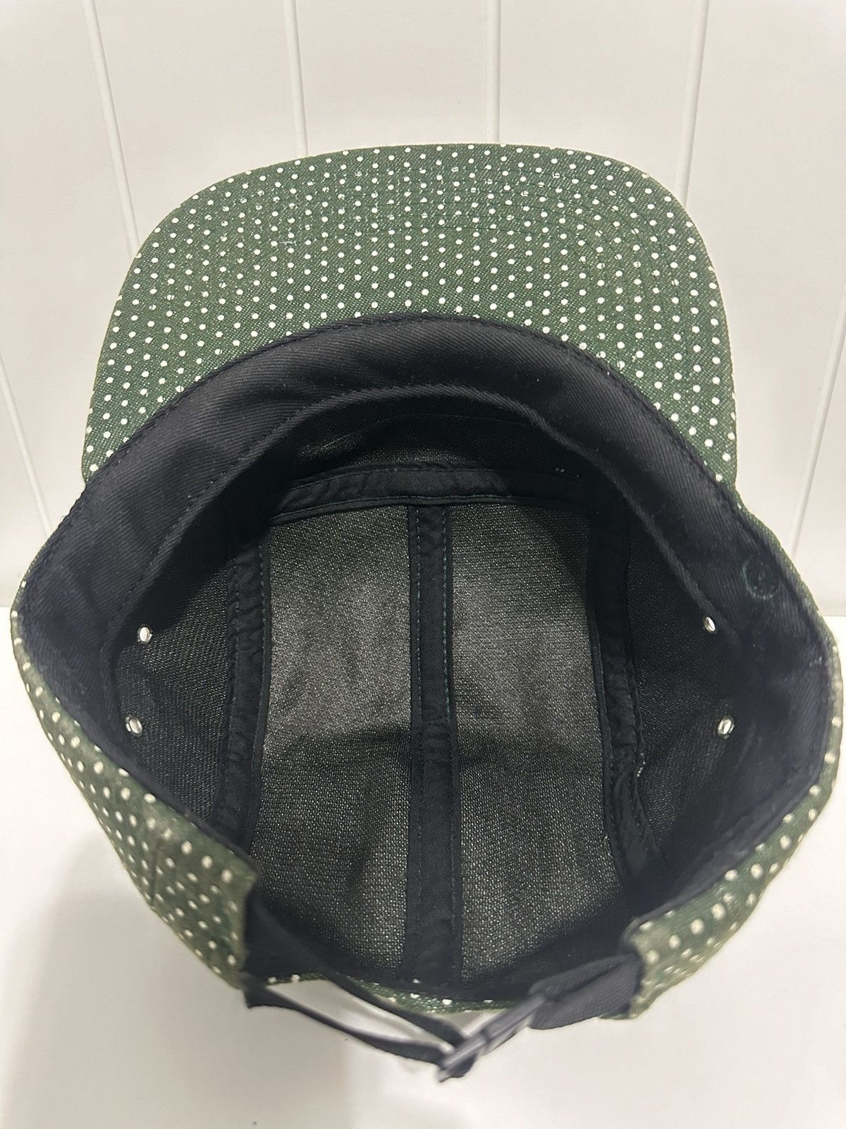 Supreme Supreme Denim Dot Camp 5 Panel Cap - Olive (SS11) Size ONE SIZE - 6 Thumbnail