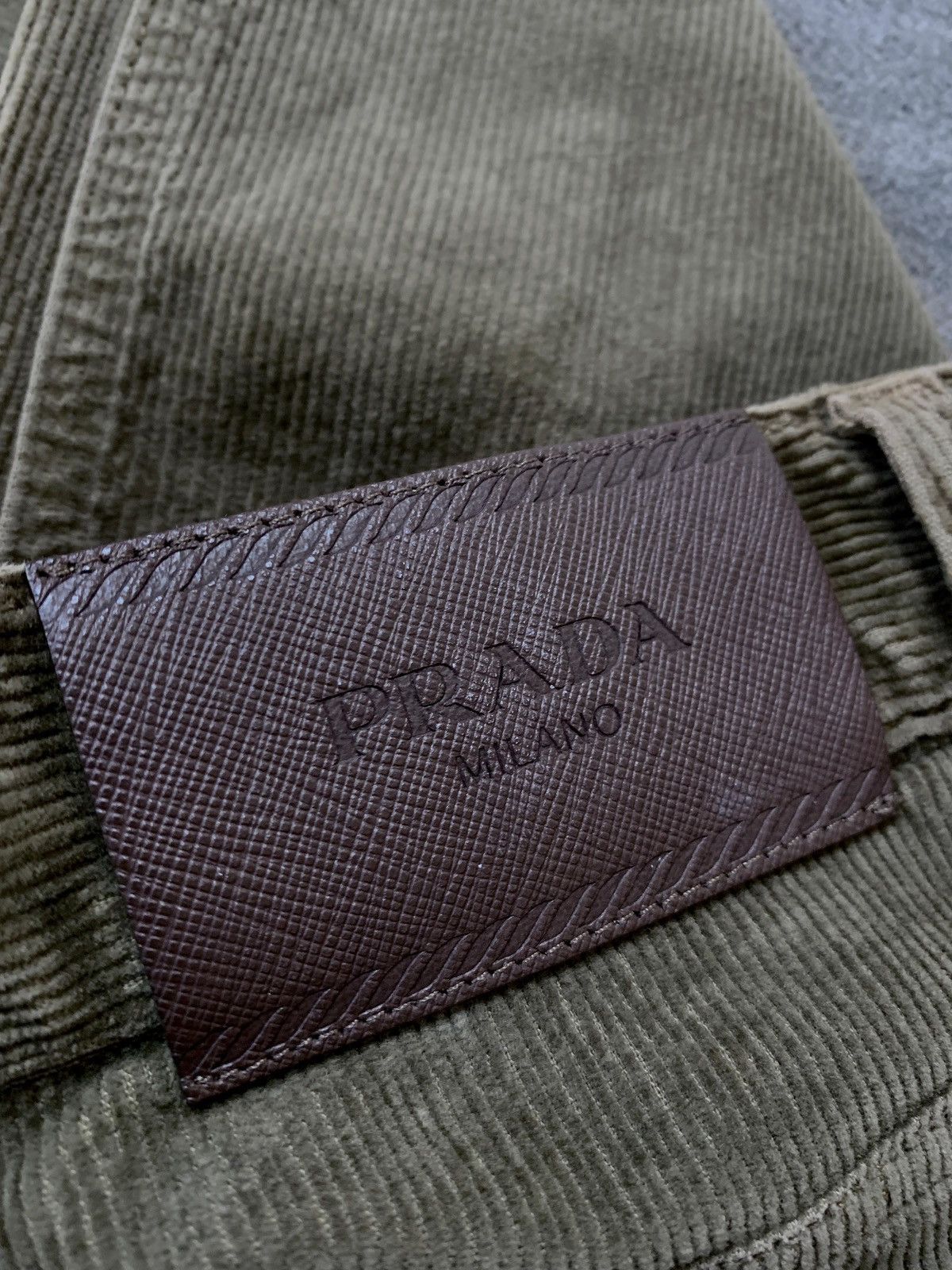 Prada Corduroy Tight Pants Size US 31 - 10 Thumbnail