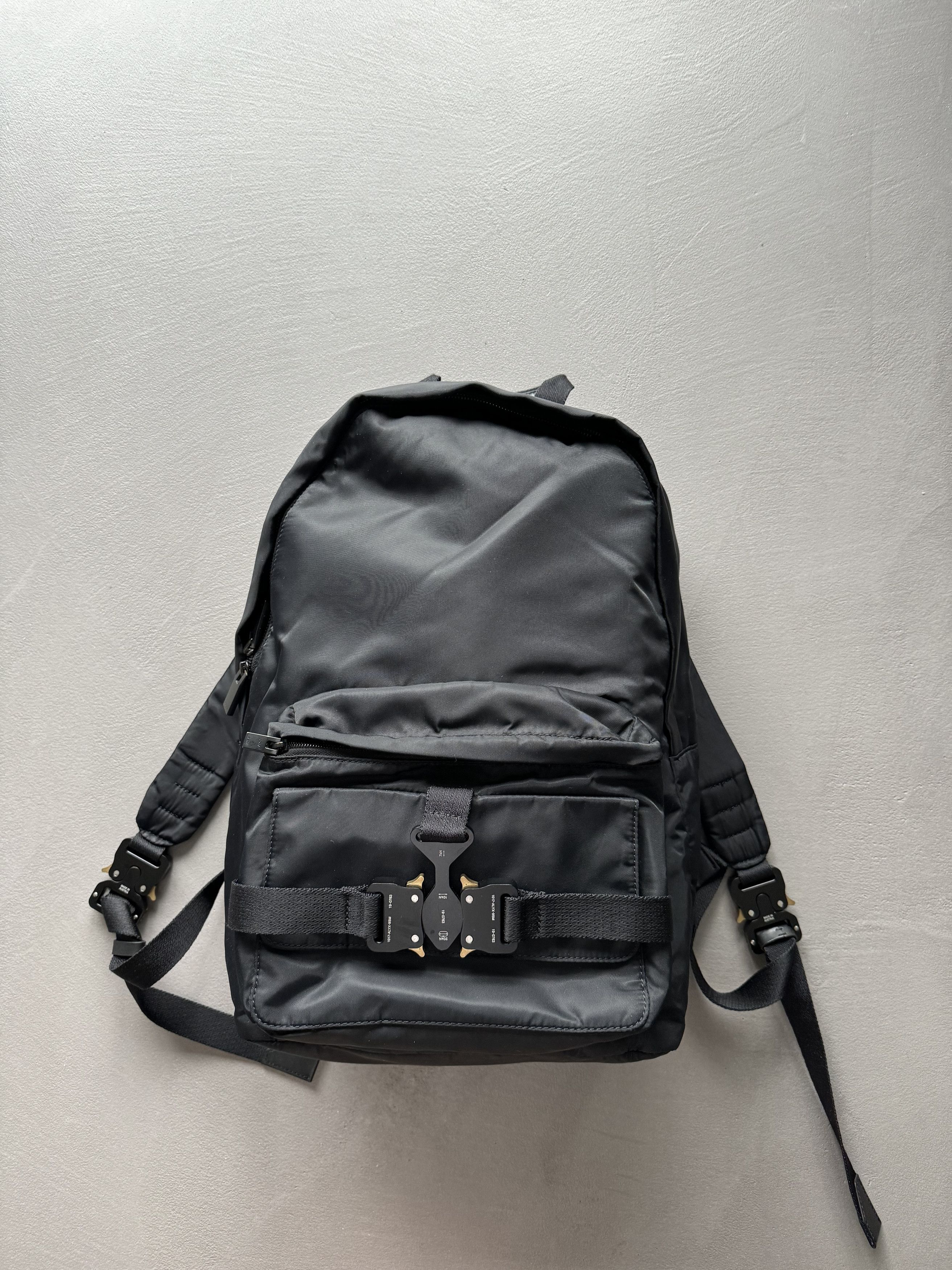 1017 ALYX 9SM 1017 ALYX 9SM Double Buckle Backpack, Black | Grailed
