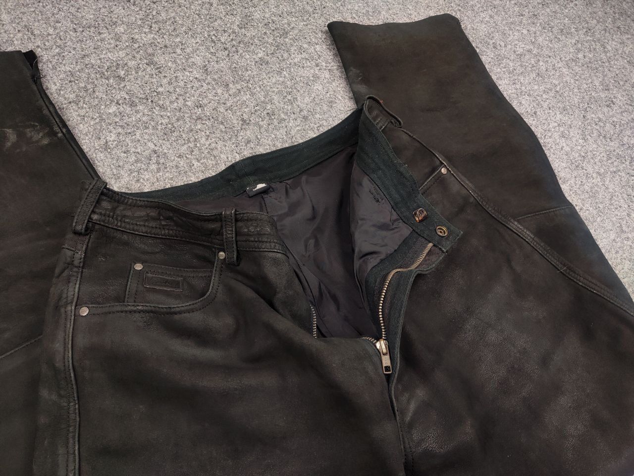 If Six Was Nine Vtg Leather pants Japan style racing motor Y2K LGB Style Size US 36 / EU 52 - 10 Thumbnail