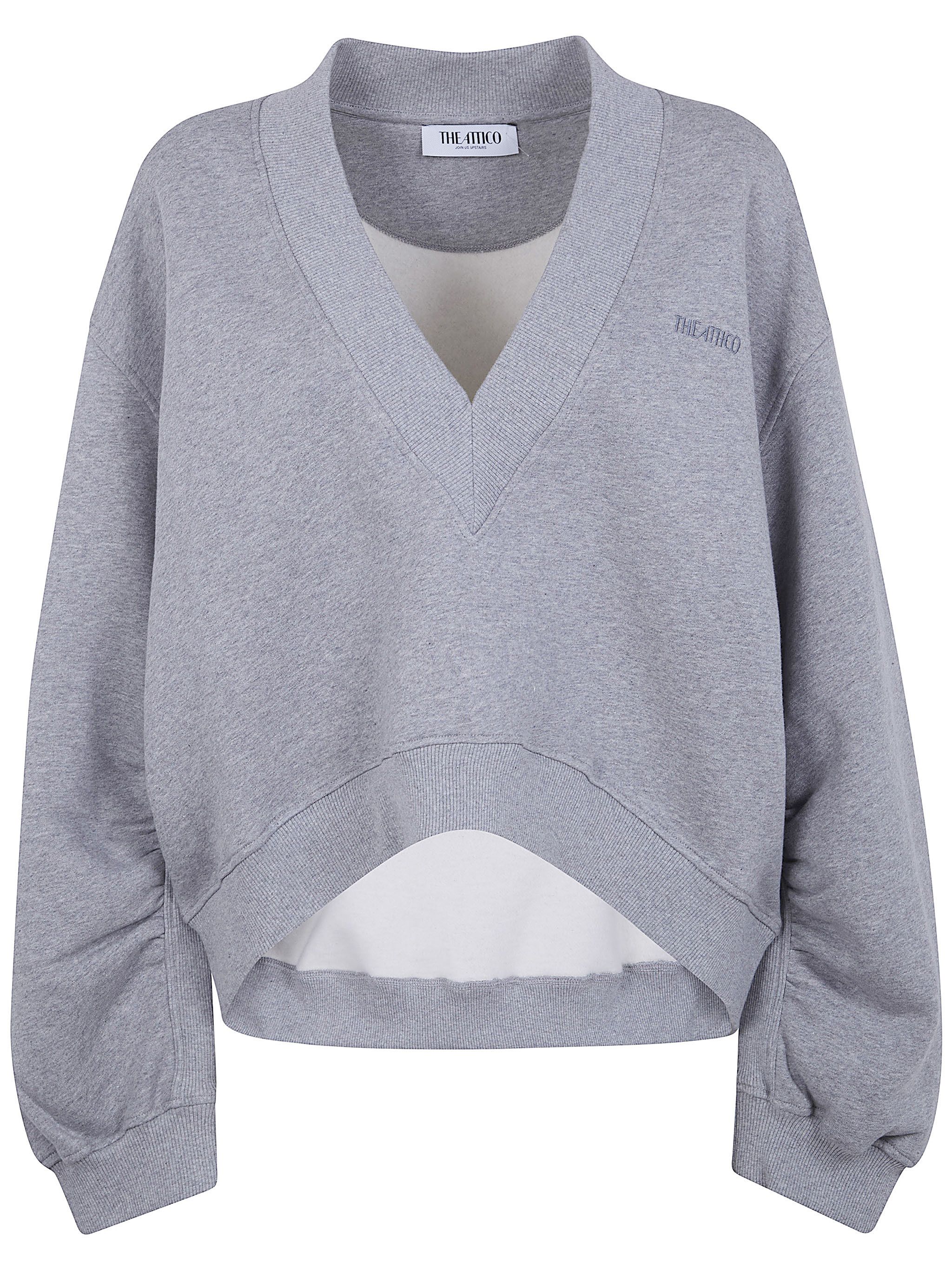 The Attico V NECK SWEATSHIRT Size M / US 6-8 / IT 42-44 - 1 Thumbnail