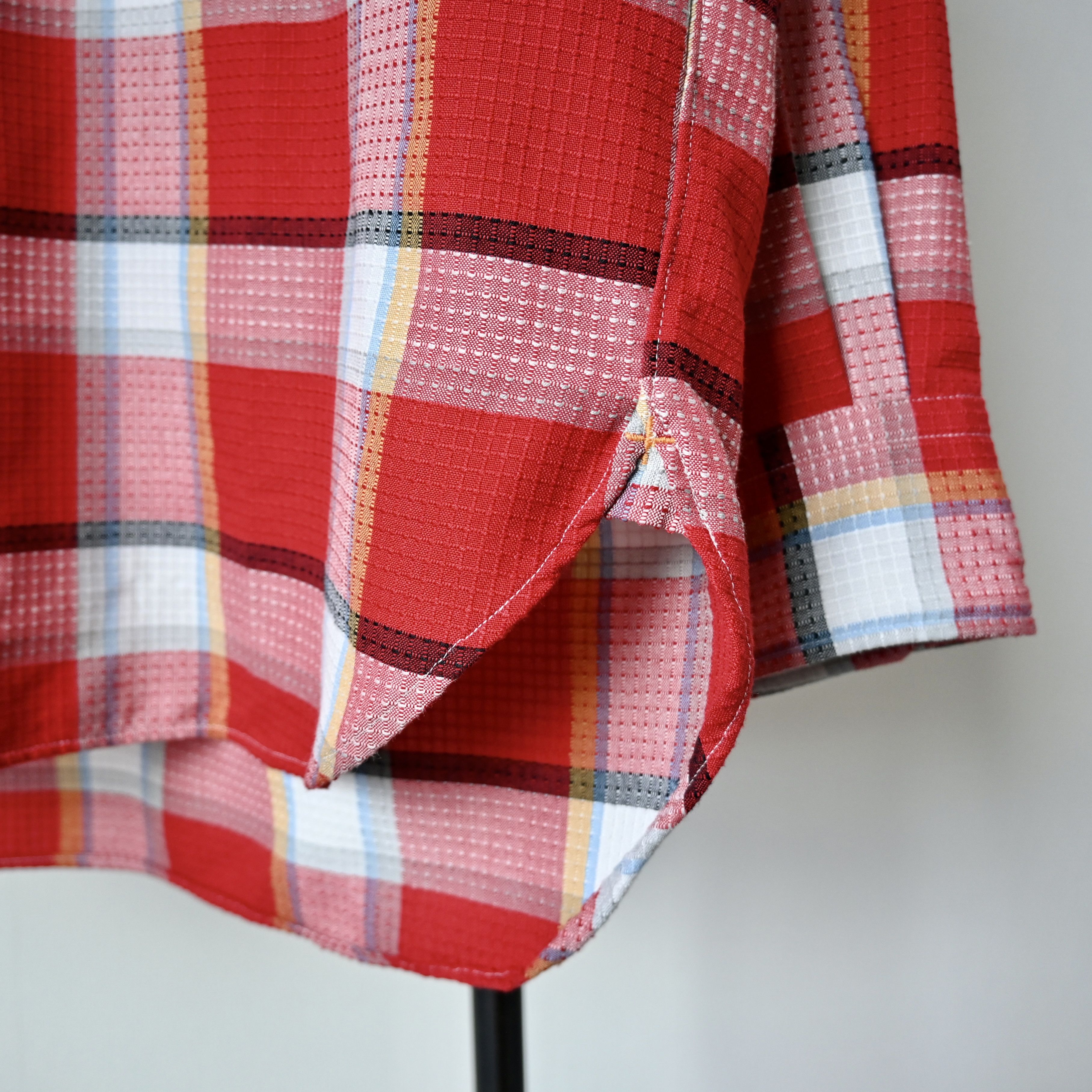 Beams Plus BEAMS Plus dobby woven BD shirt, red plaid, made in Japan Size US S / EU 44-46 / 1 - 10 Thumbnail