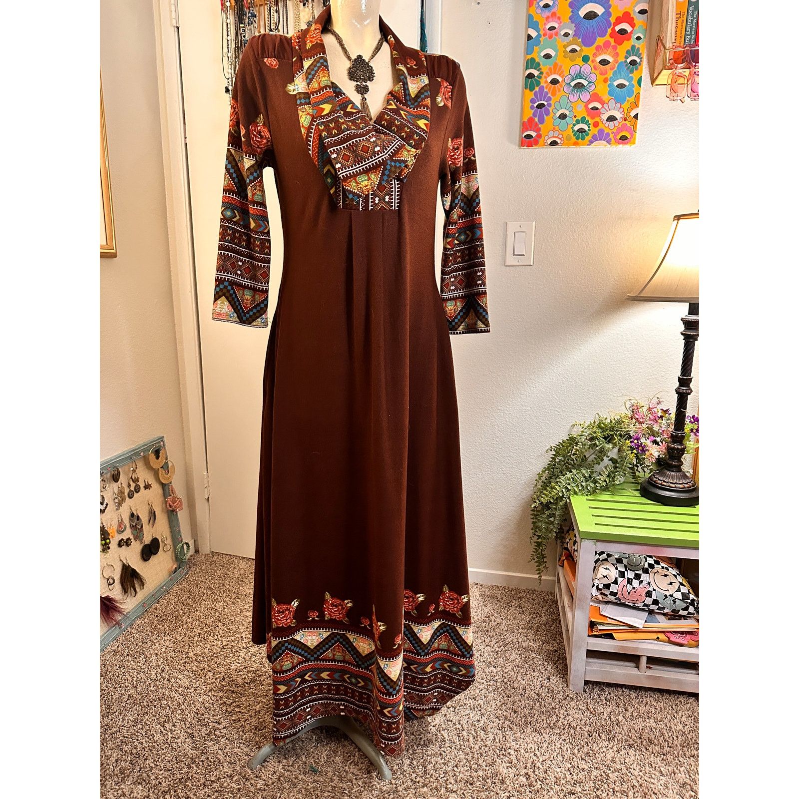 Other Cozy Elegance: Enchanting Long Sweater Dress Size S / US 4 / IT 40 - 1 Thumbnail