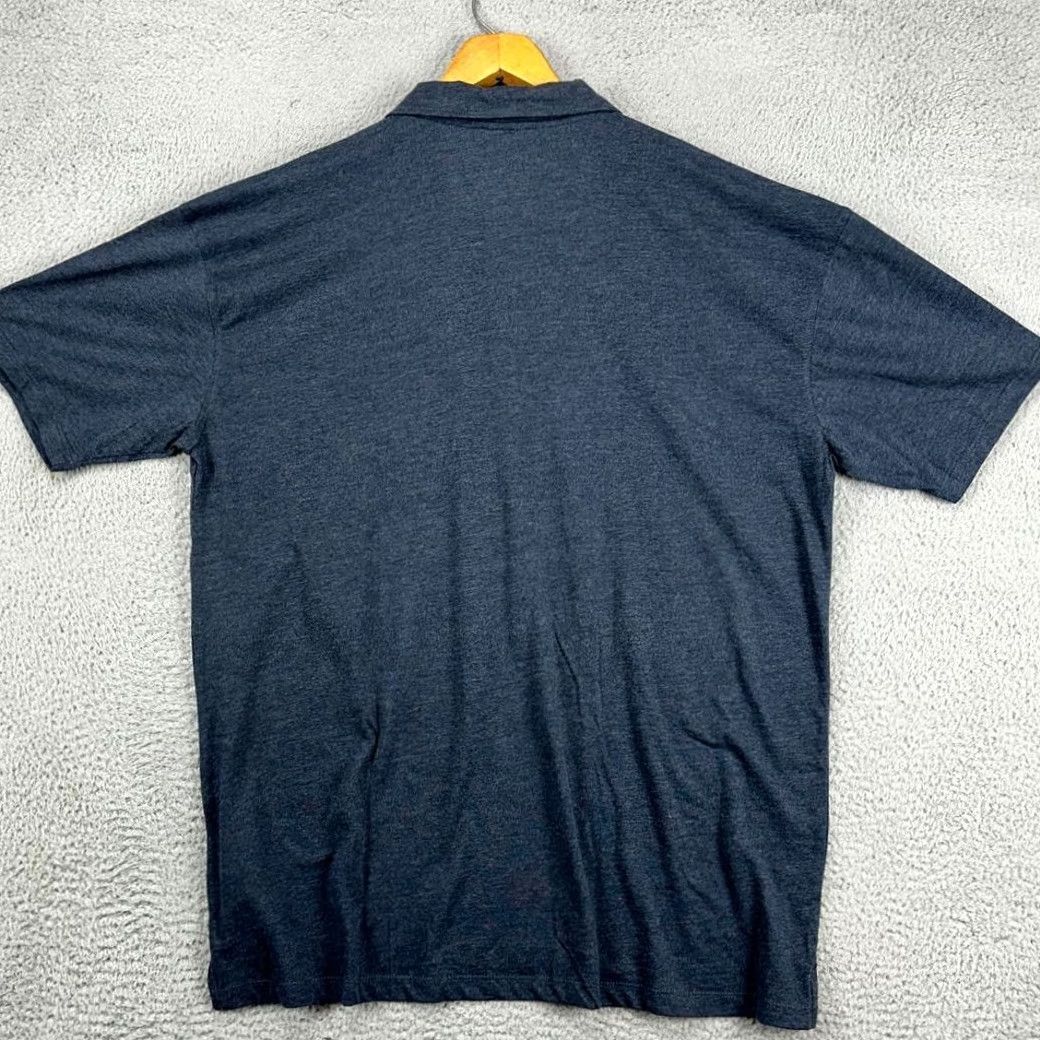 Vintage True Classic Polo Shirt Mens 2XL Navy Blue Short Sleeve Polo Shirt Rugby Casual Outdoor Comfort Lightweight Cotton Polyester Breathable Collared Shirt Size US XXL / EU 58 / 5 - 3 Thumbnail